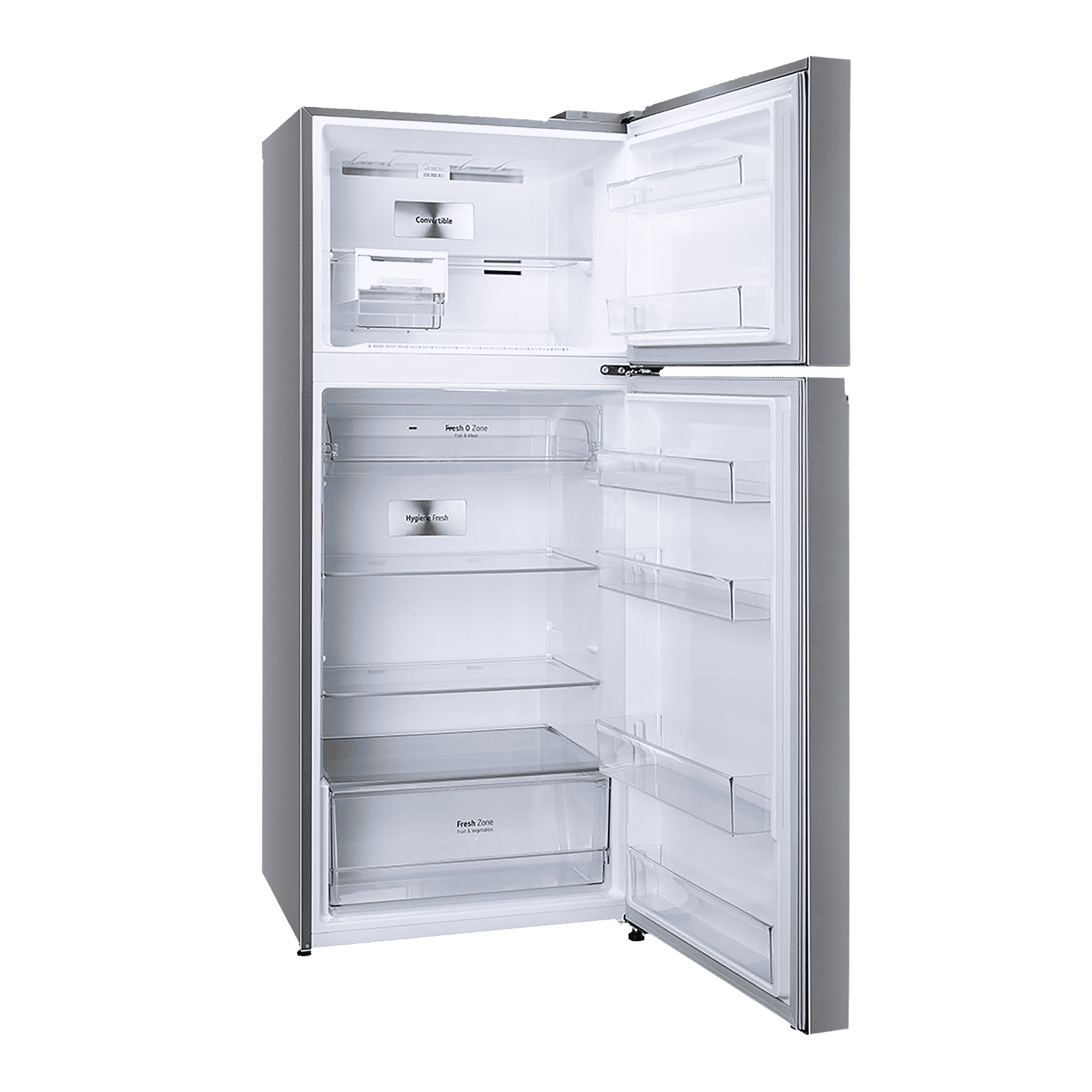 LG 398 Litres 3 Star Frost Free Double Door Smart Wi-Fi Enabled Refrigerator with Fresh O Zone (GL-T422VPZX.DPZZEB, Shiny Steel)_20