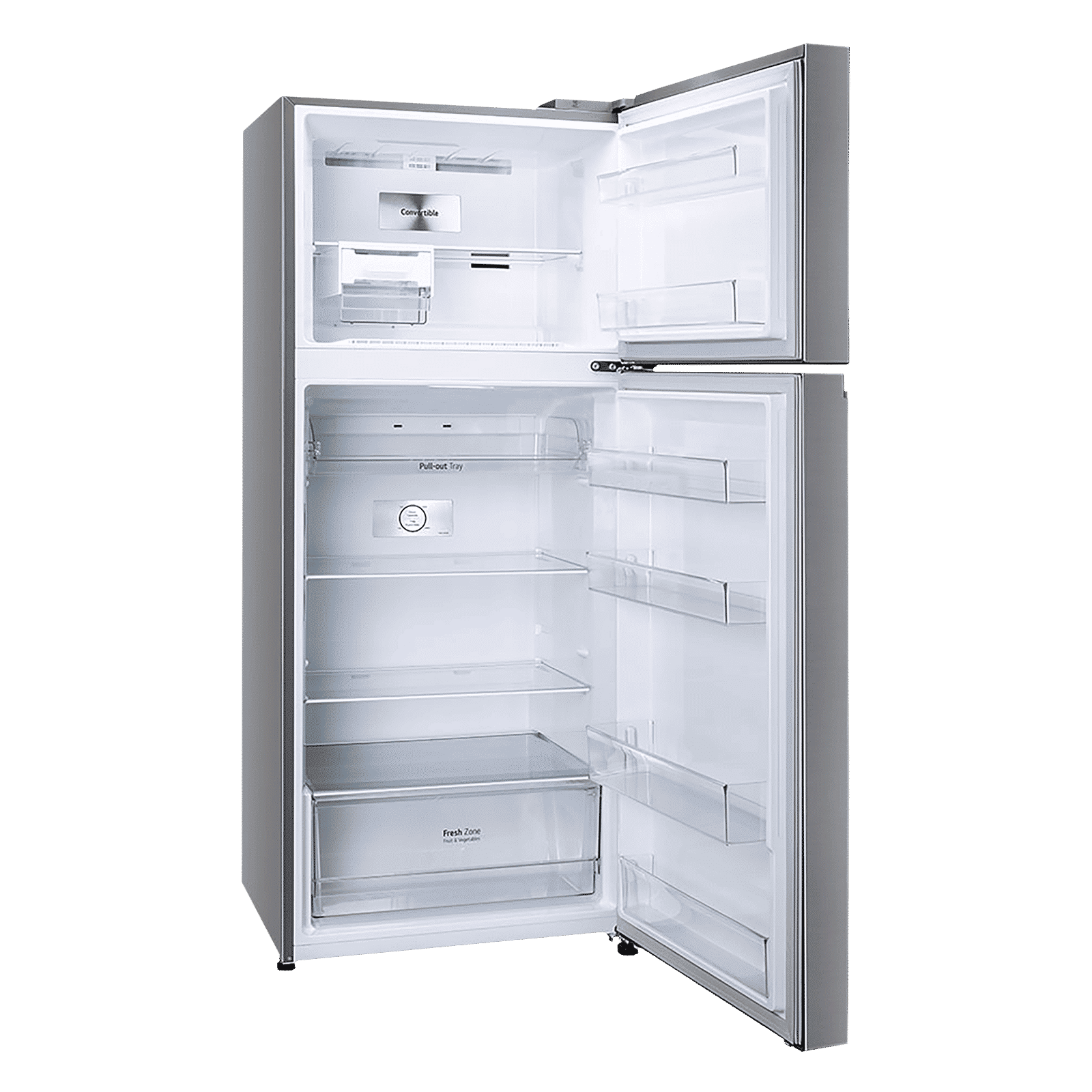 LG 398 Litres 2 Star Frost Free Double Door Convertible Refrigerator with Smart Diagnosis (GL-S422SPZY.DPZZEB, Shiny Steel)_18