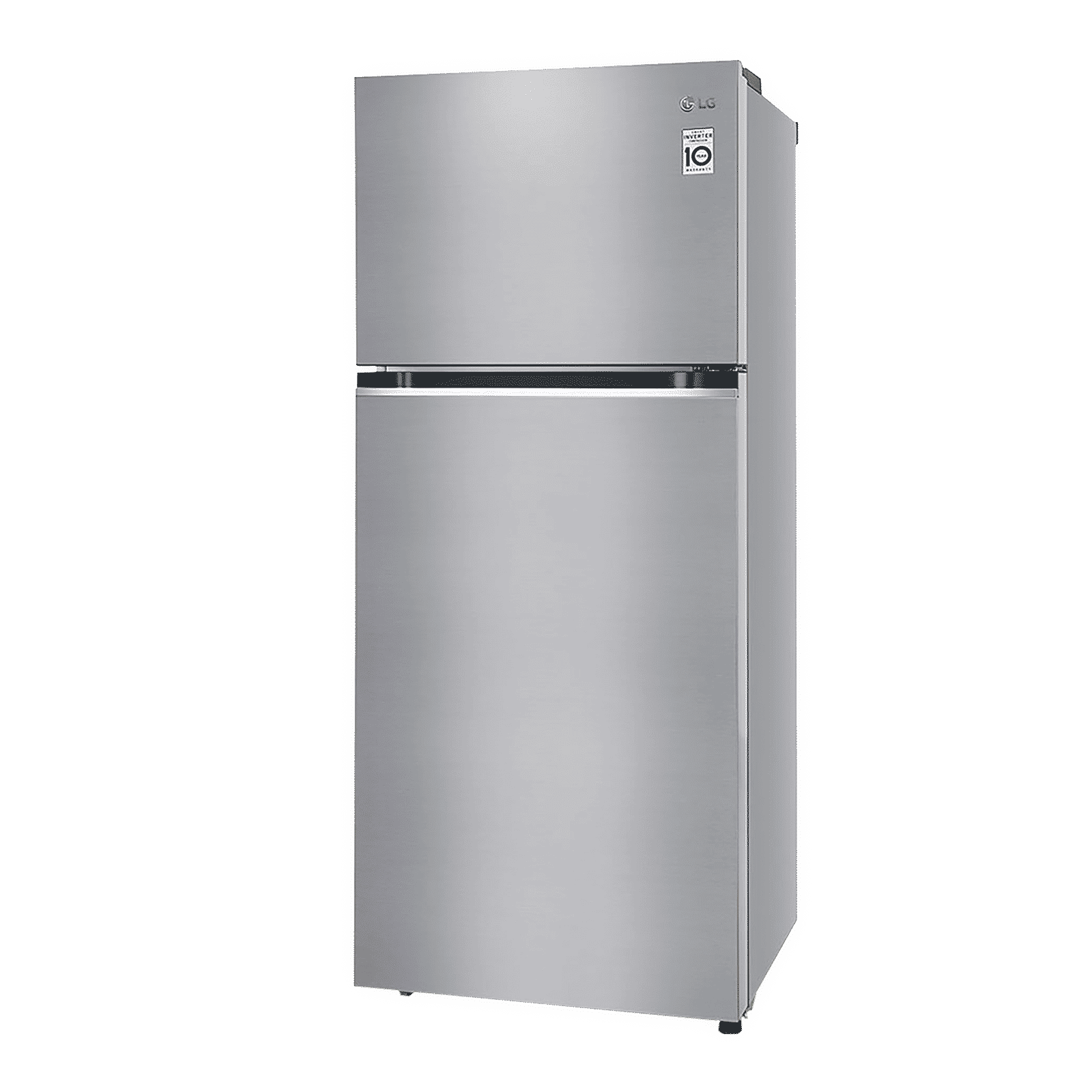 LG 398 Litres 2 Star Frost Free Double Door Convertible Refrigerator with Smart Diagnosis (GL-S422SPZY.DPZZEB, Shiny Steel)_4