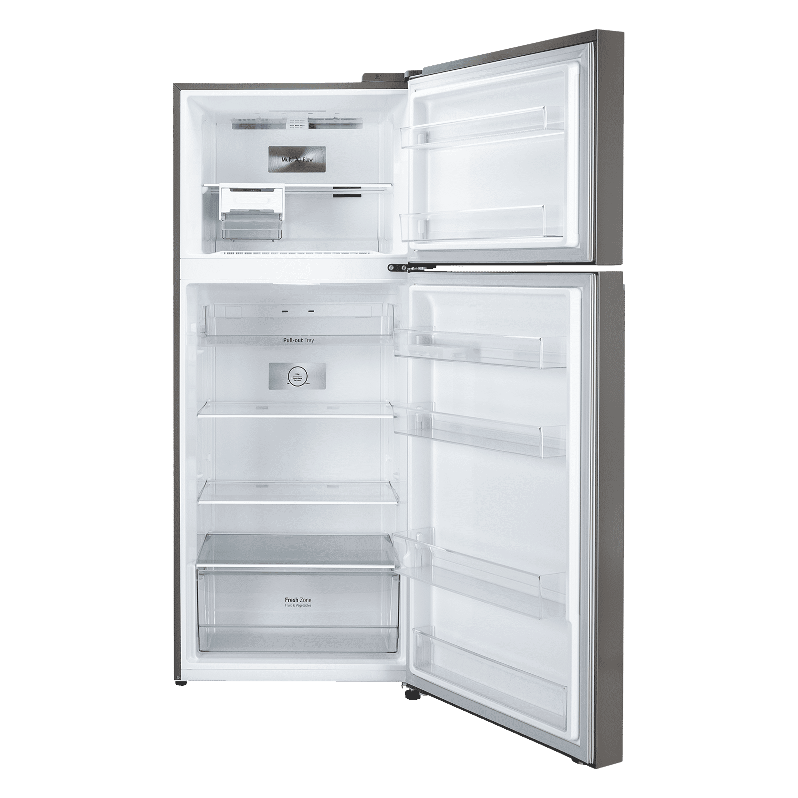 LG 423 Litres 2 Star Frost Free Double Door Refrigerator with Anti-Bacterial Gasket (GL-N422SDSY.DDSZEB, Dazzle Steel)_5