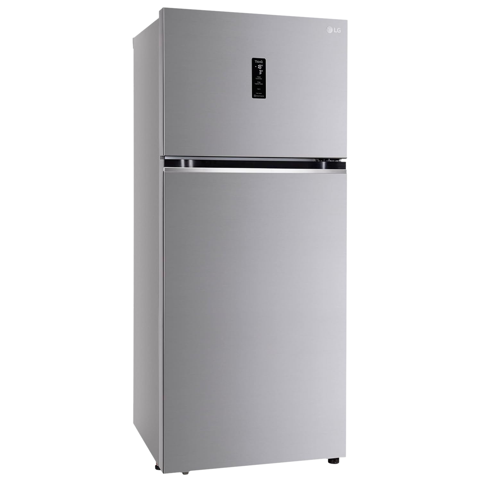 LG 408 Litres 3 Star Frost Free Double Door Smart Wi-Fi Enabled Refrigerator with Multi Air Flow System (GL-T412VPZX.DPZZEB, Shiny Steel)_10