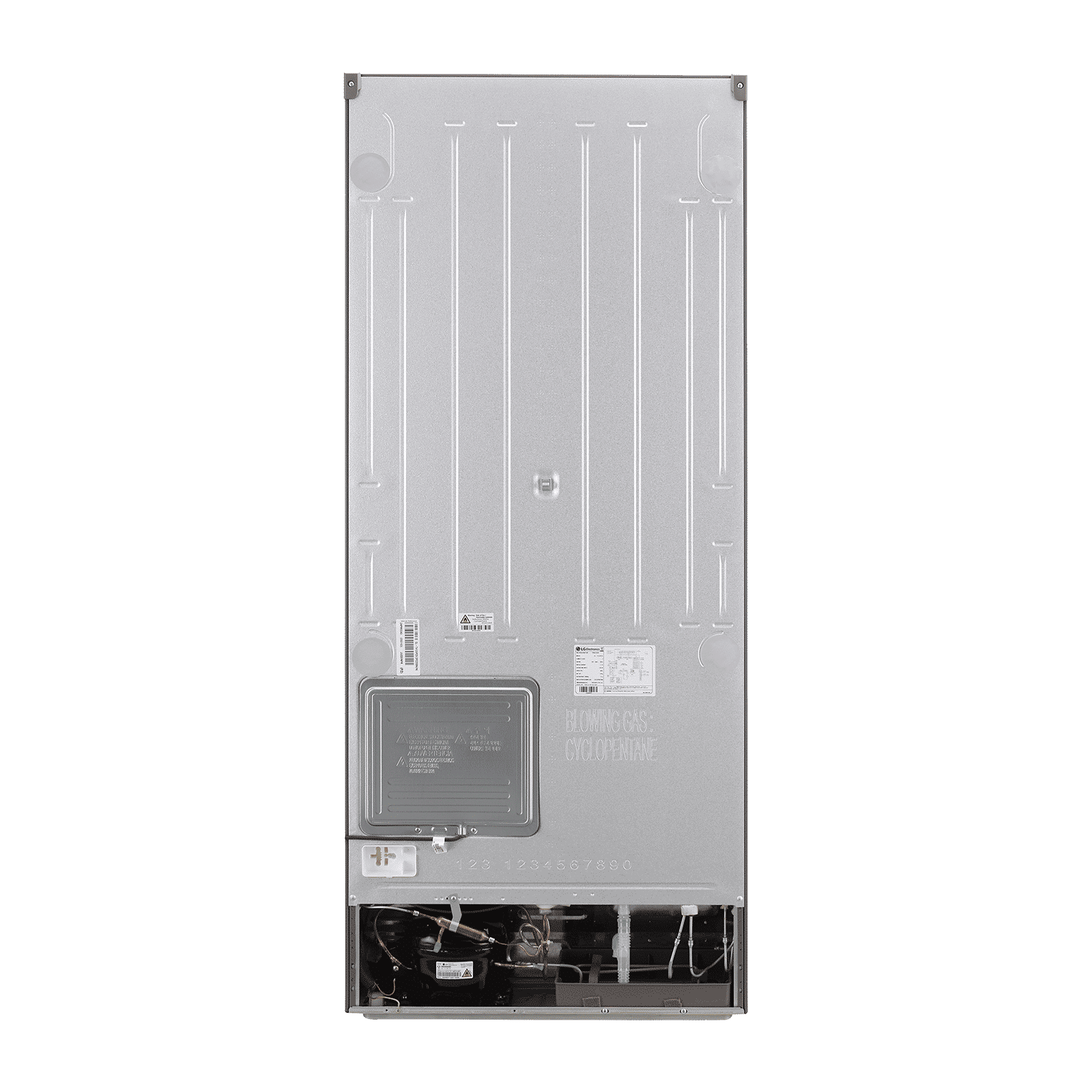 LG 408 Litres 3 Star Frost Free Double Door Smart Wi-Fi Enabled Refrigerator with Multi Air Flow System (GL-T412VPZX.DPZZEB, Shiny Steel)_8