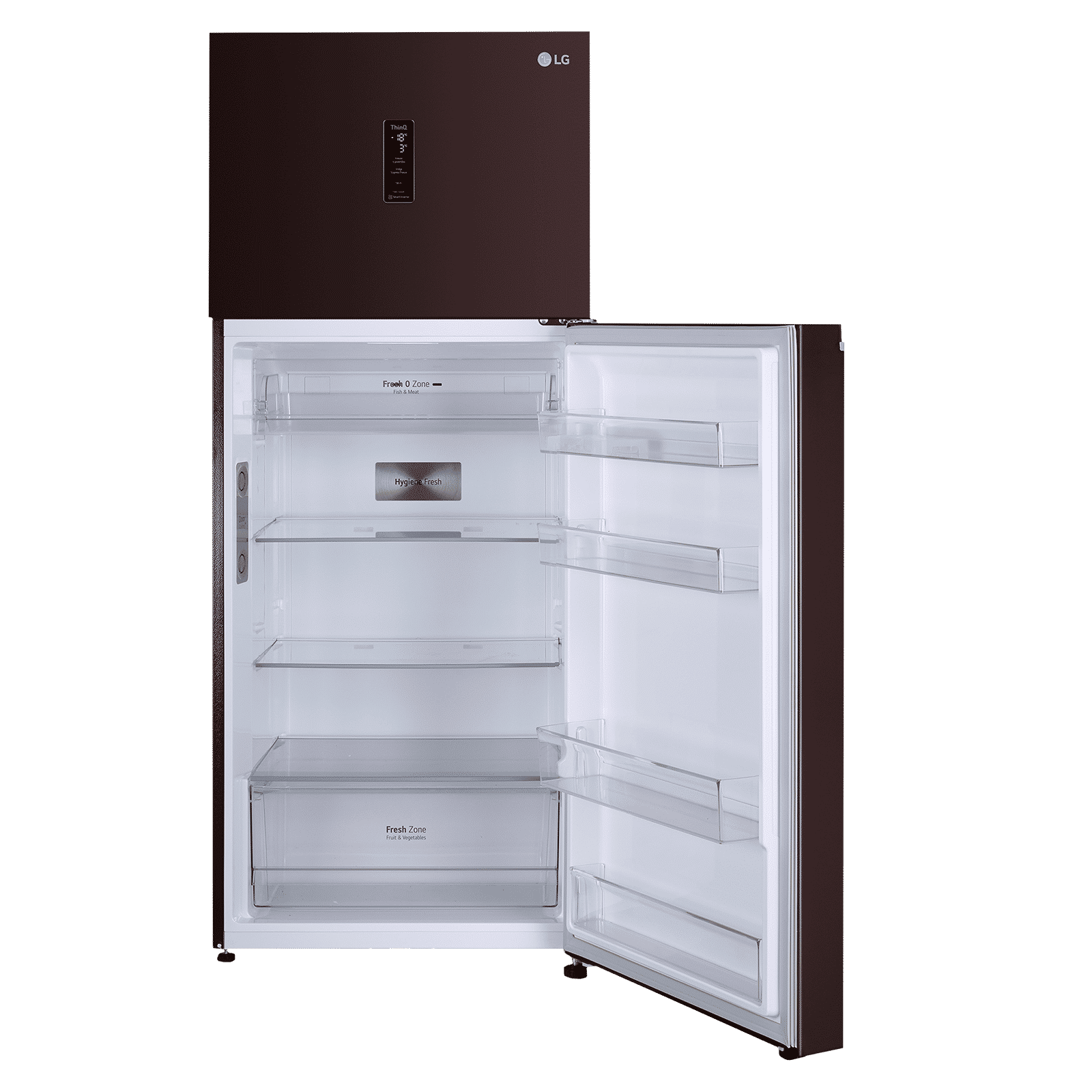 LG 380 Litres 3 Star Frost Free Double Door Smart Wi-Fi Enabled Refrigerator with Smart Diagnosis (GL-T412VRSX.DRSZEB, Russet Sheen)_13