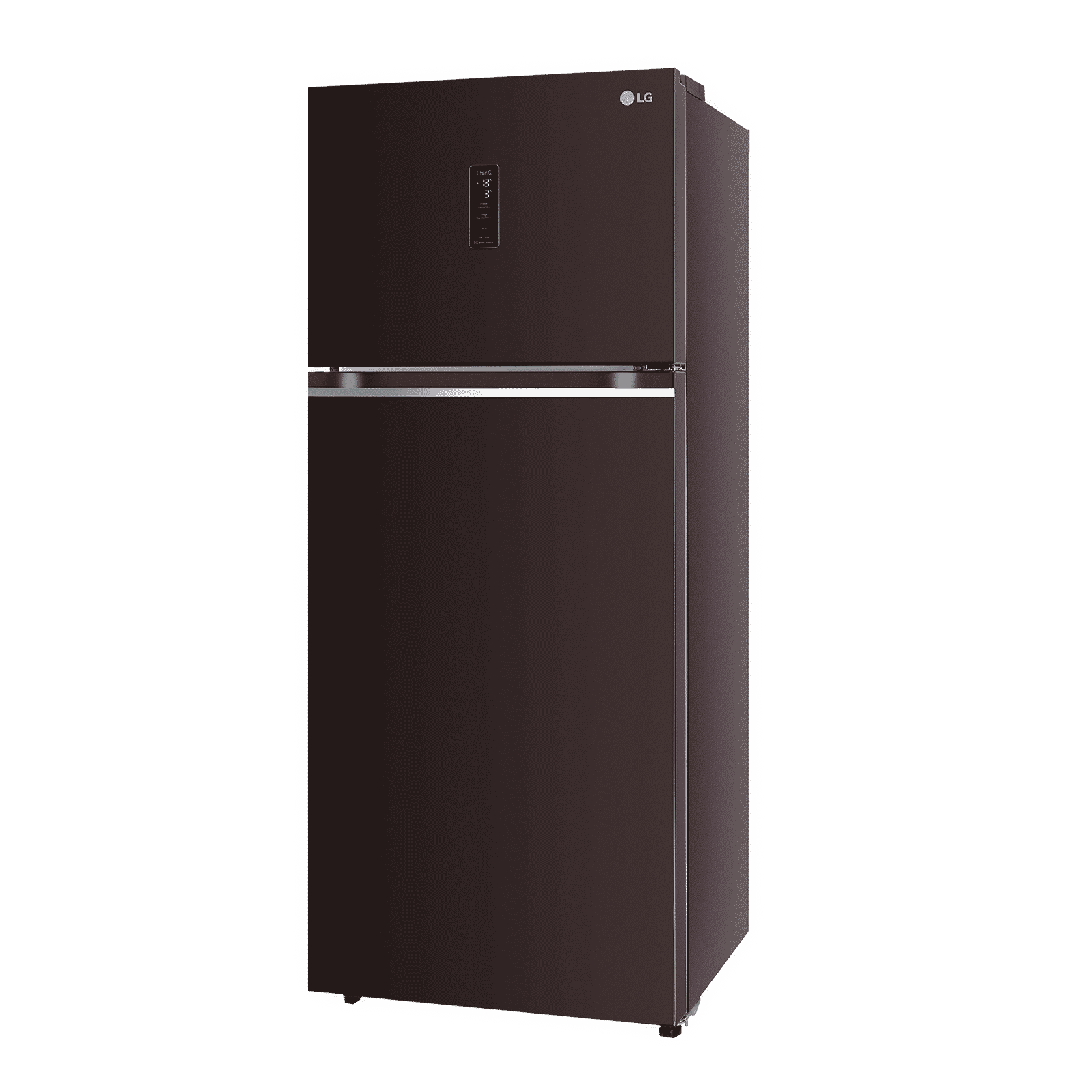 LG 380 Litres 3 Star Frost Free Double Door Smart Wi-Fi Enabled Refrigerator with Smart Diagnosis (GL-T412VRSX.DRSZEB, Russet Sheen)_4