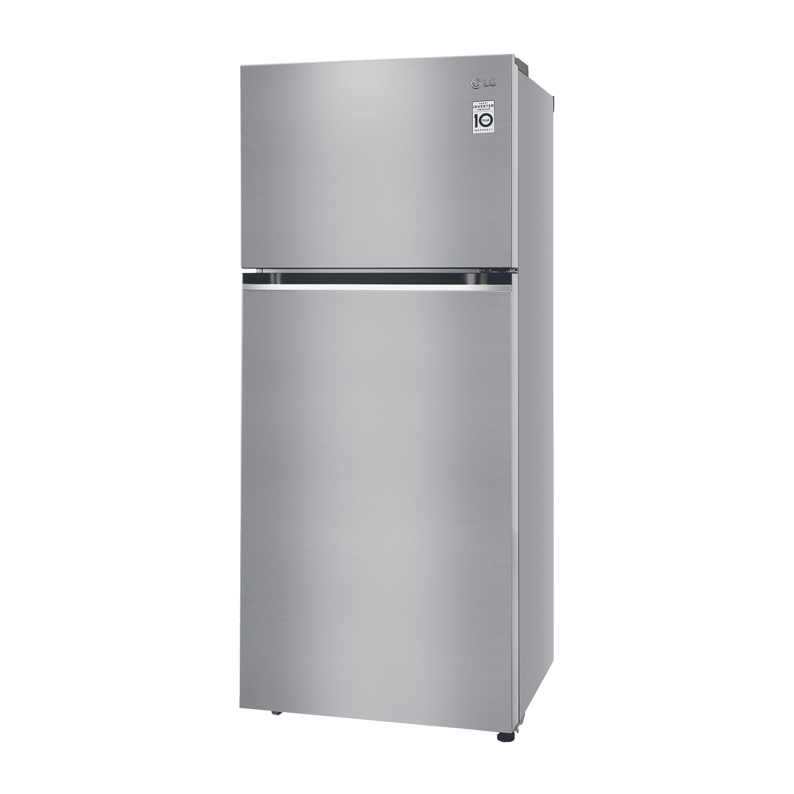 LG 380 Litres 2 Star Frost Free Double Door Convertible Refrigerator with Smart Diagnosis (GL-S412SPZY.DPZZEB, Shiny Steel)_4