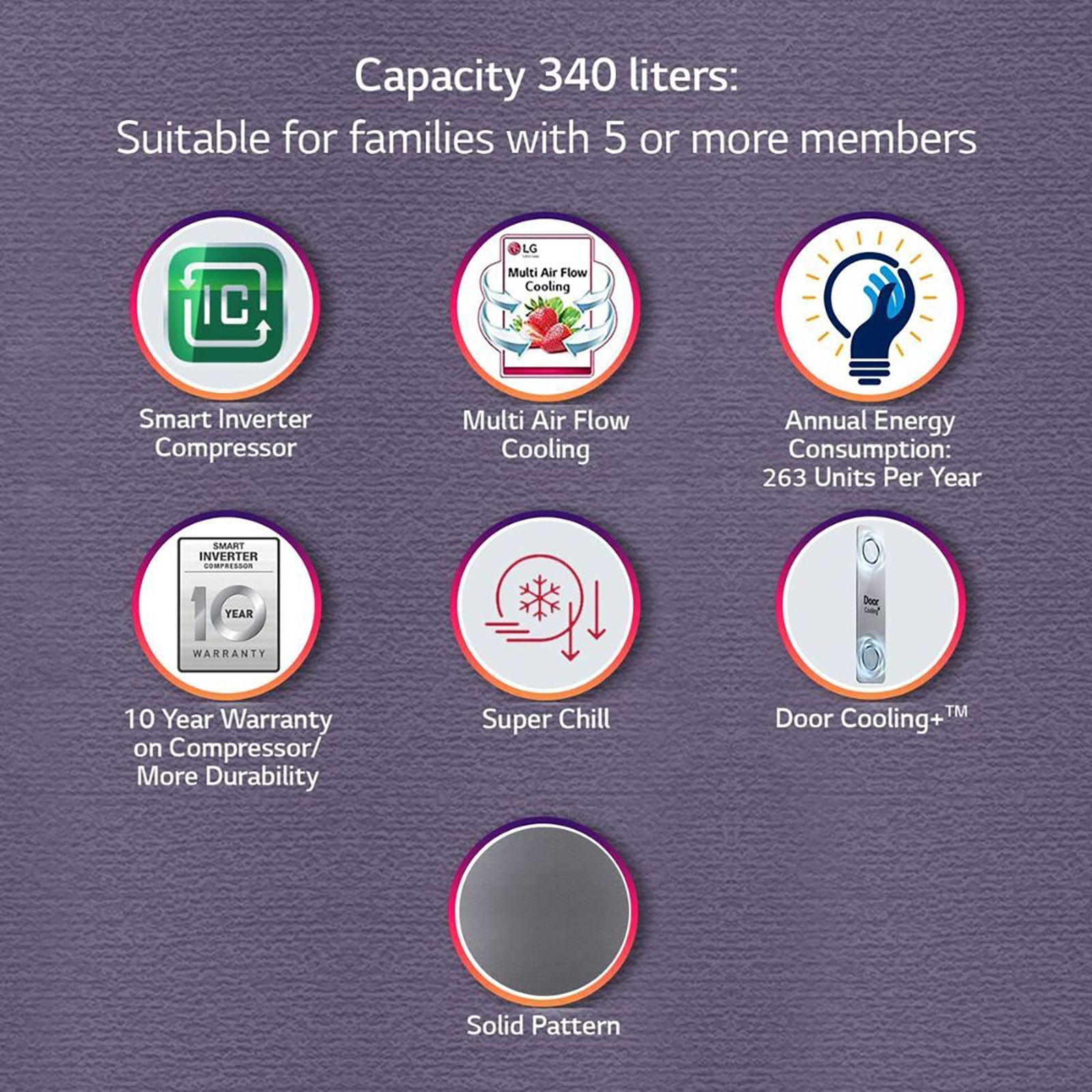 LG 380 Litres 2 Star Frost Free Double Door Refrigerator with Smart Diagnosis (GL-N412SDSY, Dazzle Steel) LG 380 Litres 2 Star Frost Free Double Door Refrigerator with Smart Diagnosis (GL-N412SDSY, Dazzle Steel)_12