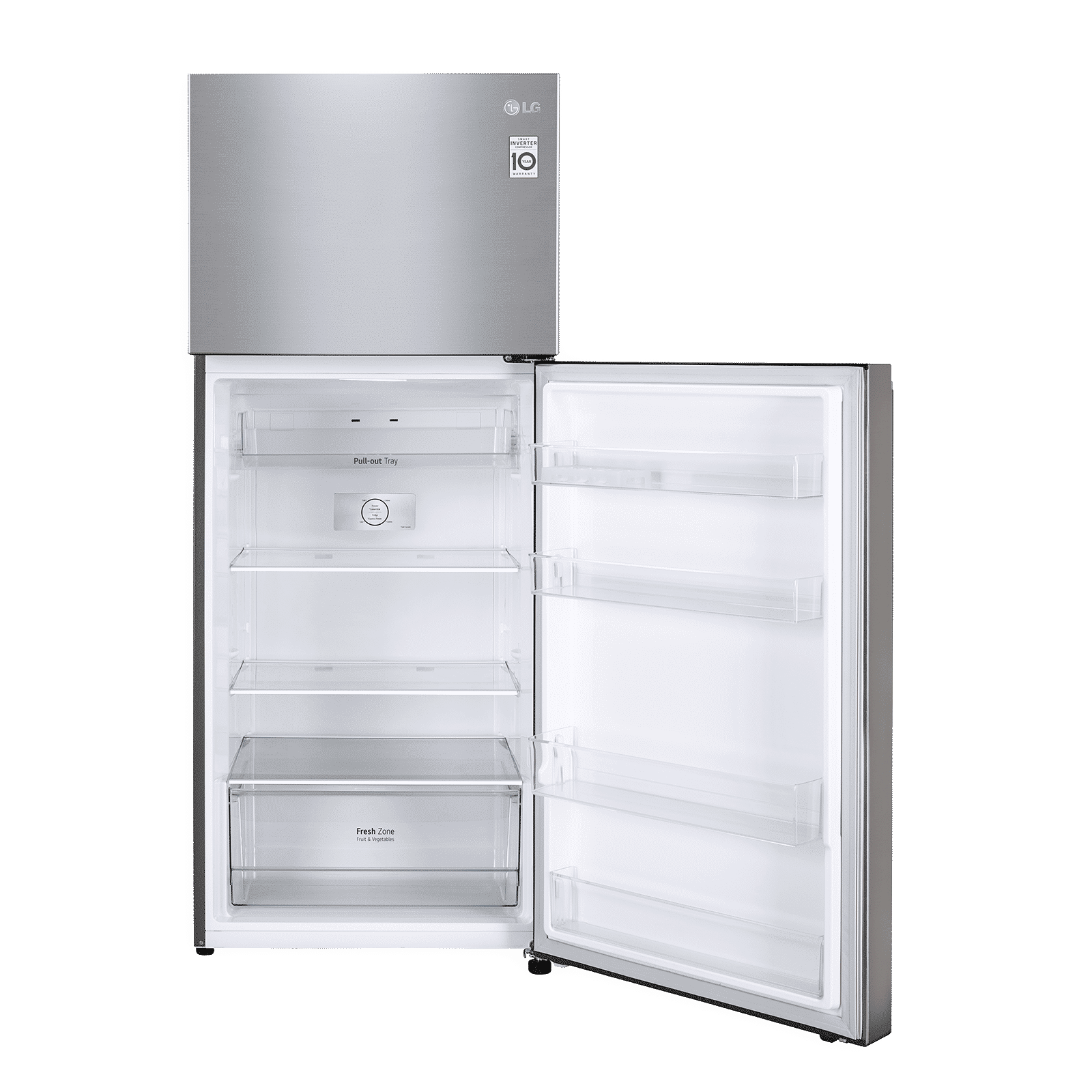 LG 380 Litres 2 Star Frost Free Double Door Refrigerator with Smart Diagnosis (GL-N412SDSY, Dazzle Steel) LG 380 Litres 2 Star Frost Free Double Door Refrigerator with Smart Diagnosis (GL-N412SDSY, Dazzle Steel)_14