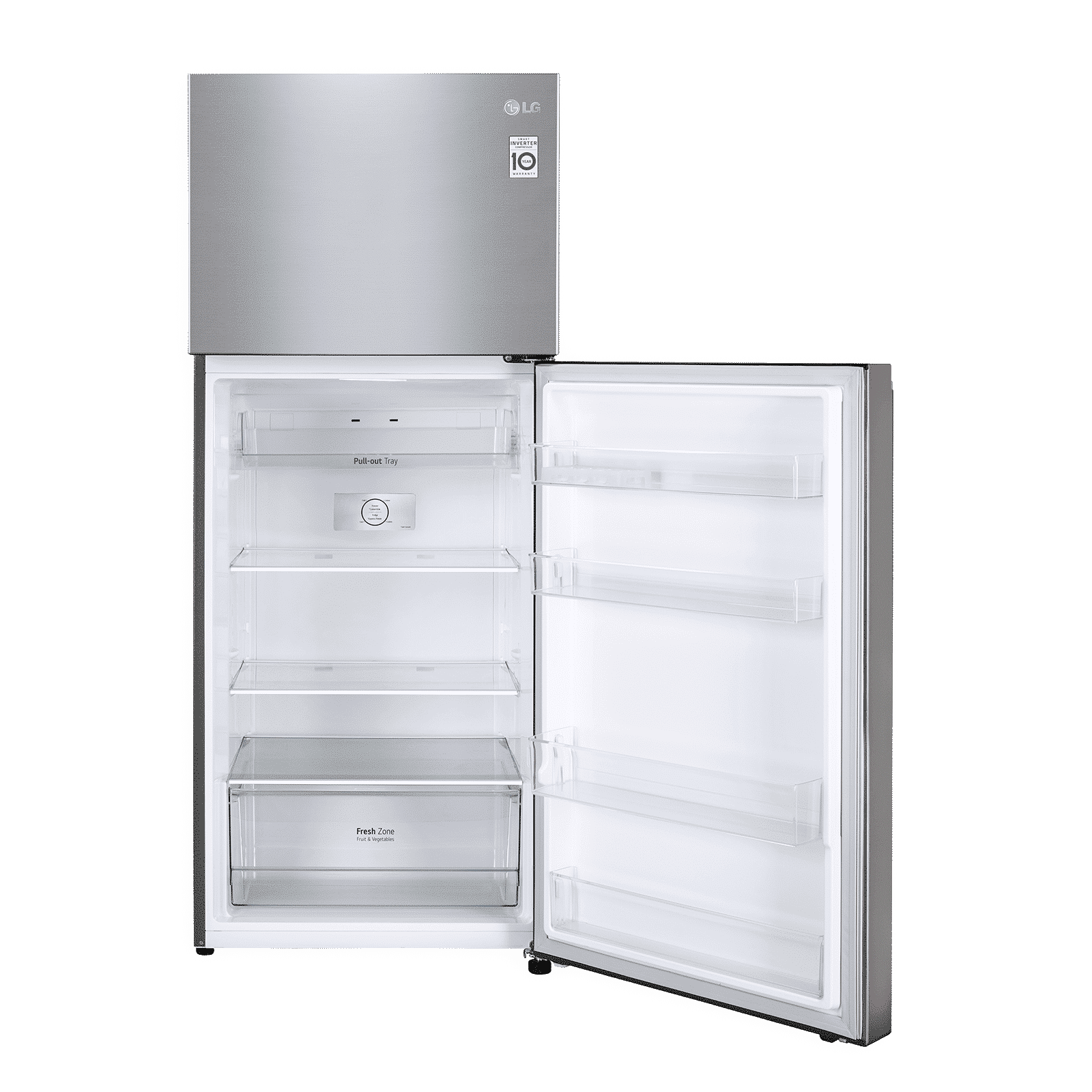 LG 380 Litres 2 Star Frost Free Double Door Refrigerator with Smart Diagnosis (GL-N412SDSY, Dazzle Steel) LG 380 Litres 2 Star Frost Free Double Door Refrigerator with Smart Diagnosis (GL-N412SDSY, Dazzle Steel)_14