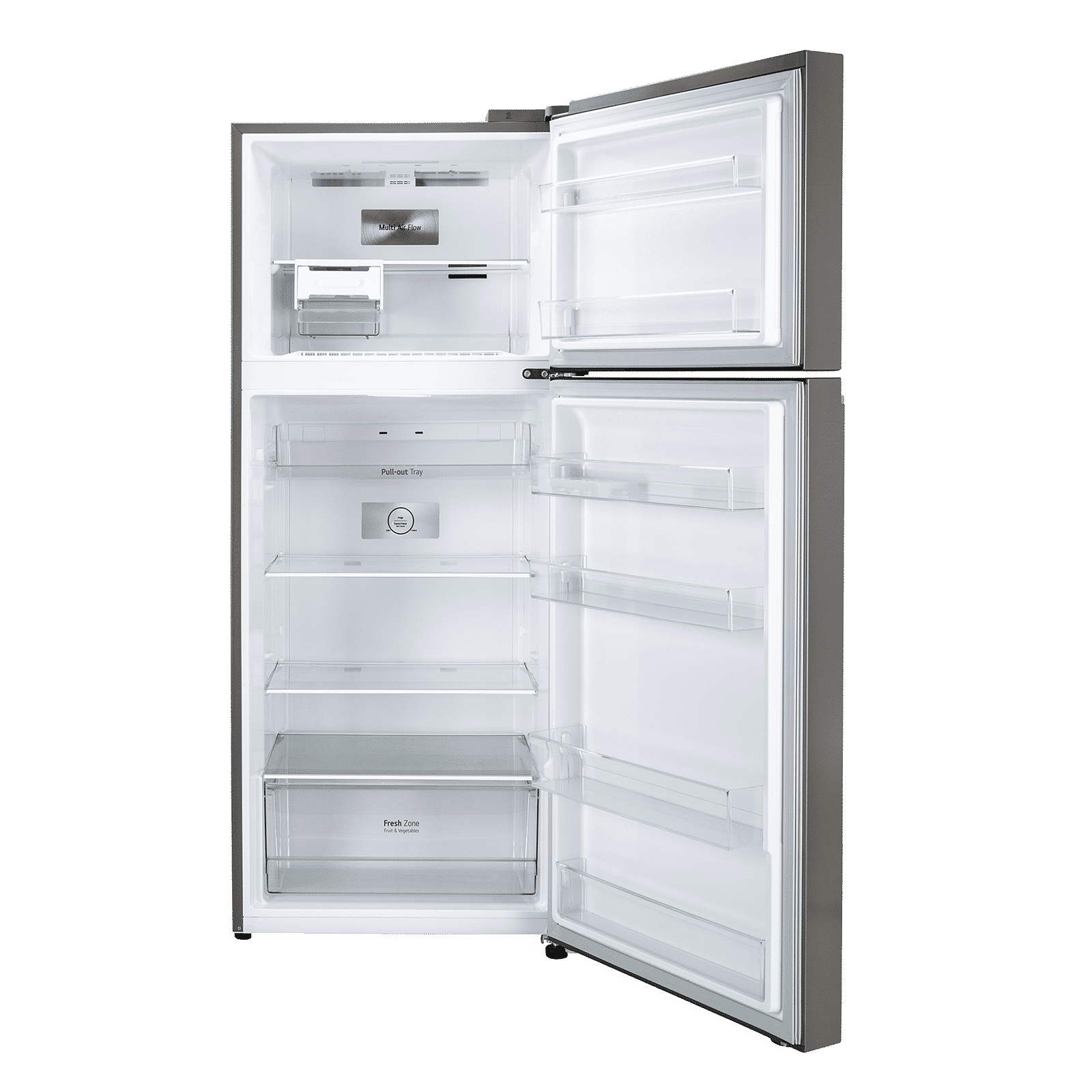 LG 380 Litres 2 Star Frost Free Double Door Refrigerator with Smart Diagnosis (GL-N412SDSY, Dazzle Steel) LG 380 Litres 2 Star Frost Free Double Door Refrigerator with Smart Diagnosis (GL-N412SDSY, Dazzle Steel)_6