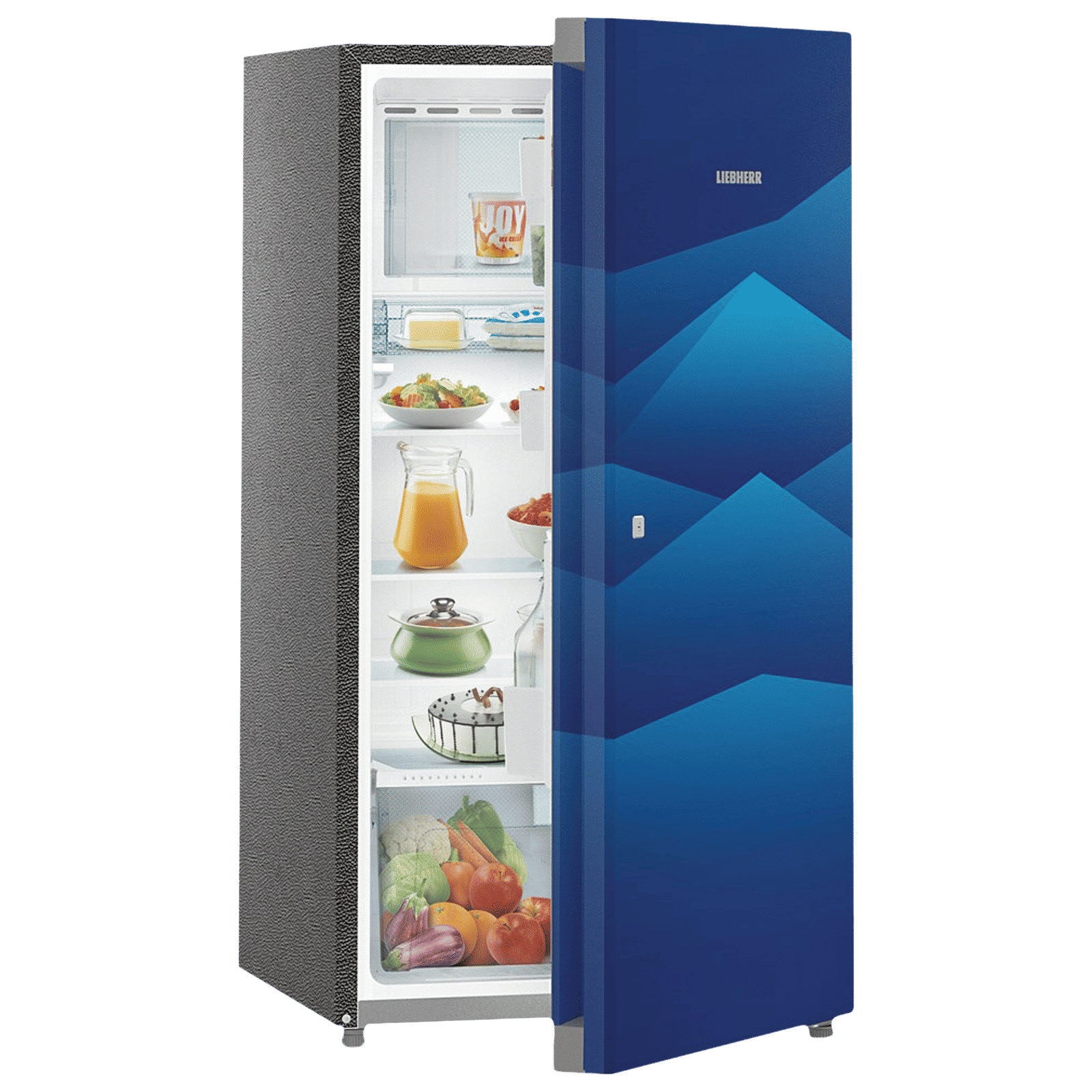 LIEBHERR 220 Litres 4 Star Direct Cool Single Door Refrigerator with Stabilizer Free Operation (DBL 2240, Blue Landscape)_7