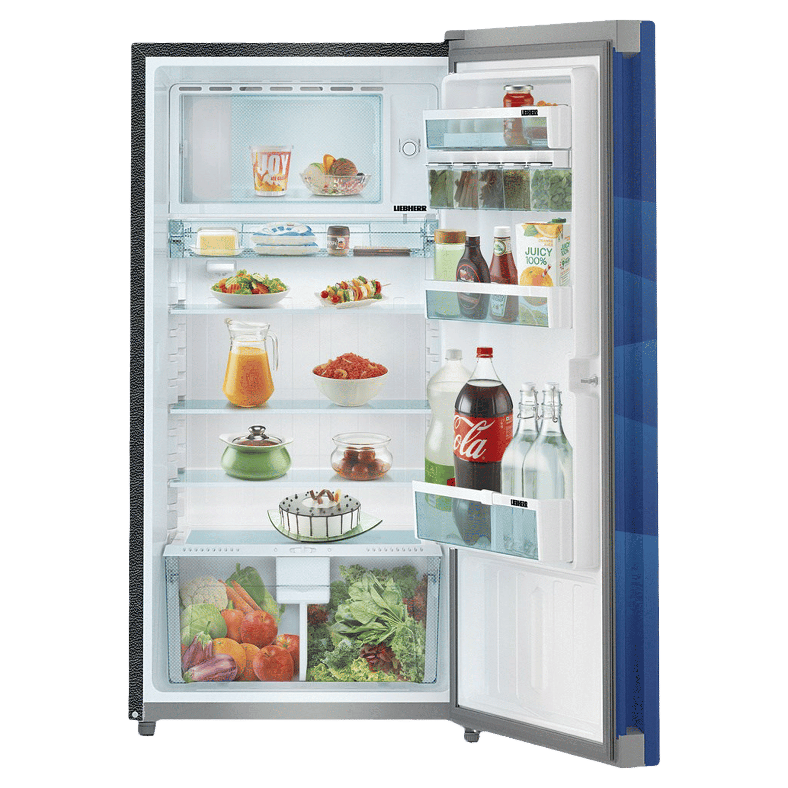 LIEBHERR 220 Litres 4 Star Direct Cool Single Door Refrigerator with Stabilizer Free Operation (DBL 2240, Blue Landscape)_5