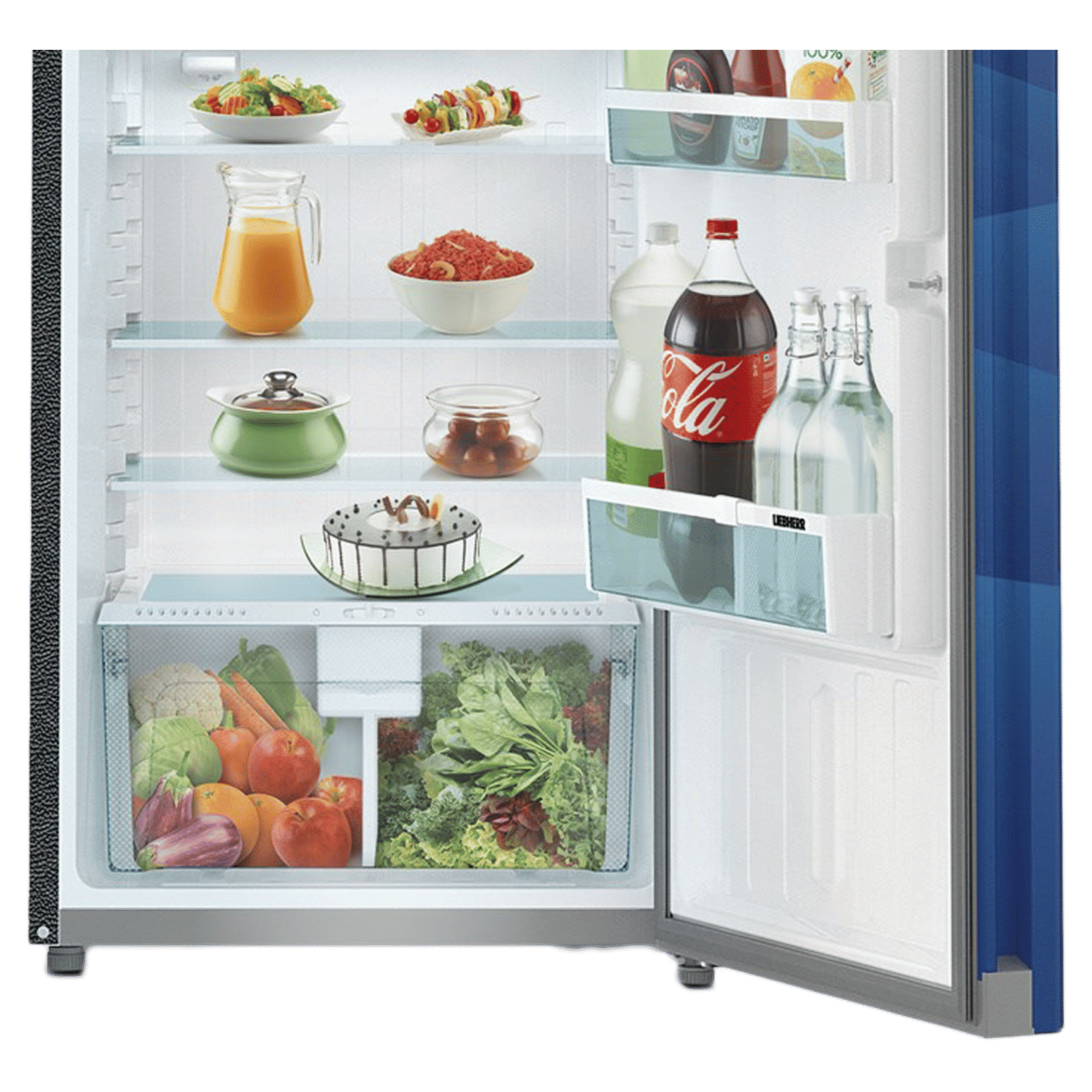 LIEBHERR 220 Litres 4 Star Direct Cool Single Door Refrigerator with Stabilizer Free Operation (DBL 2240, Blue Landscape)_6