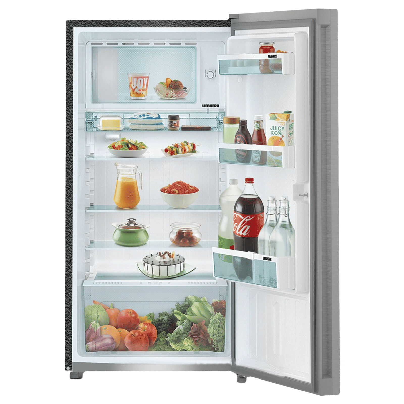 LIEBHERR 220 Litres 4 Star Direct Cool Single Door Refrigerator with Stabilizer Free Operation (DSL 2220, Edelstahllook)_4