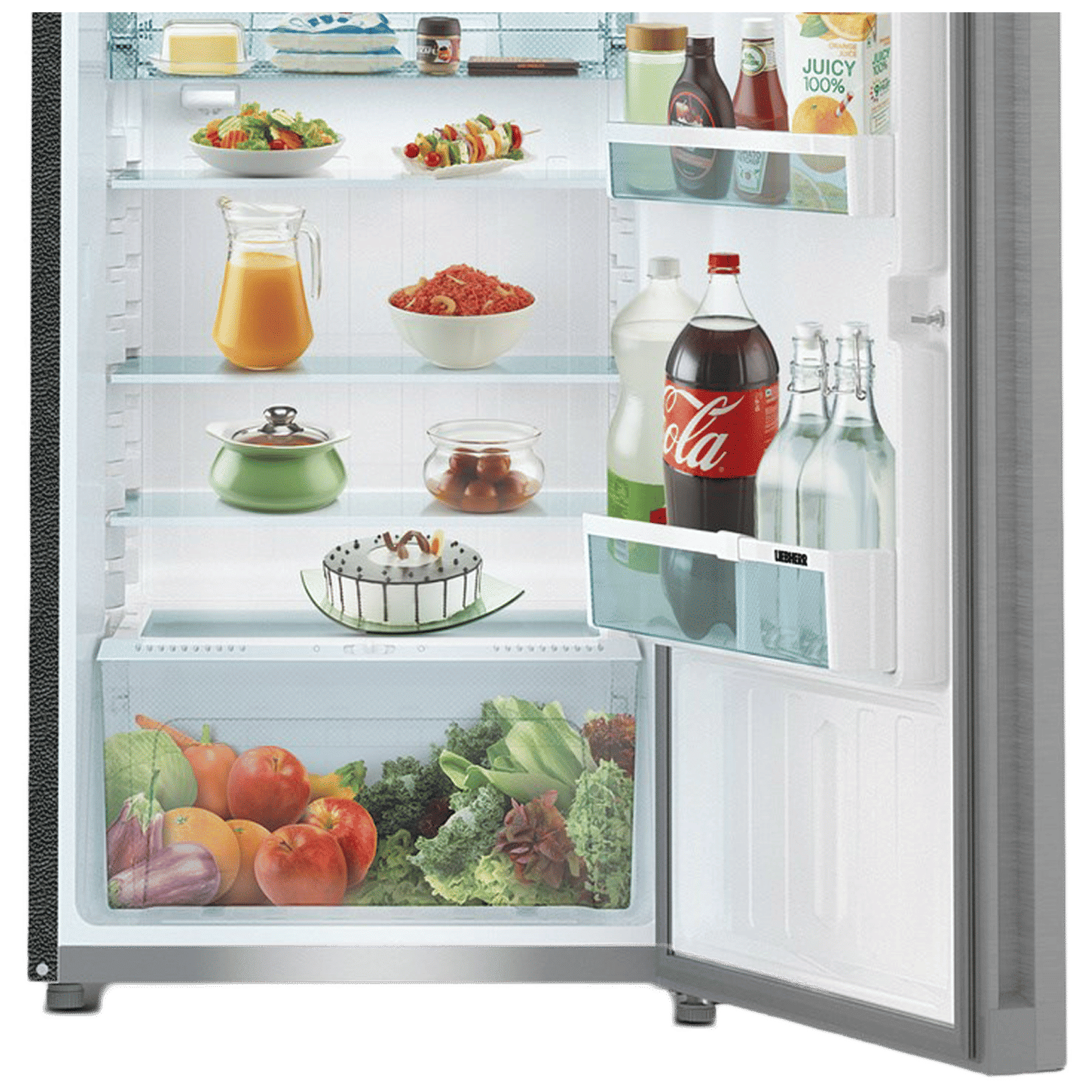 LIEBHERR 220 Litres 4 Star Direct Cool Single Door Refrigerator with Stabilizer Free Operation (DSL 2220, Edelstahllook)_5