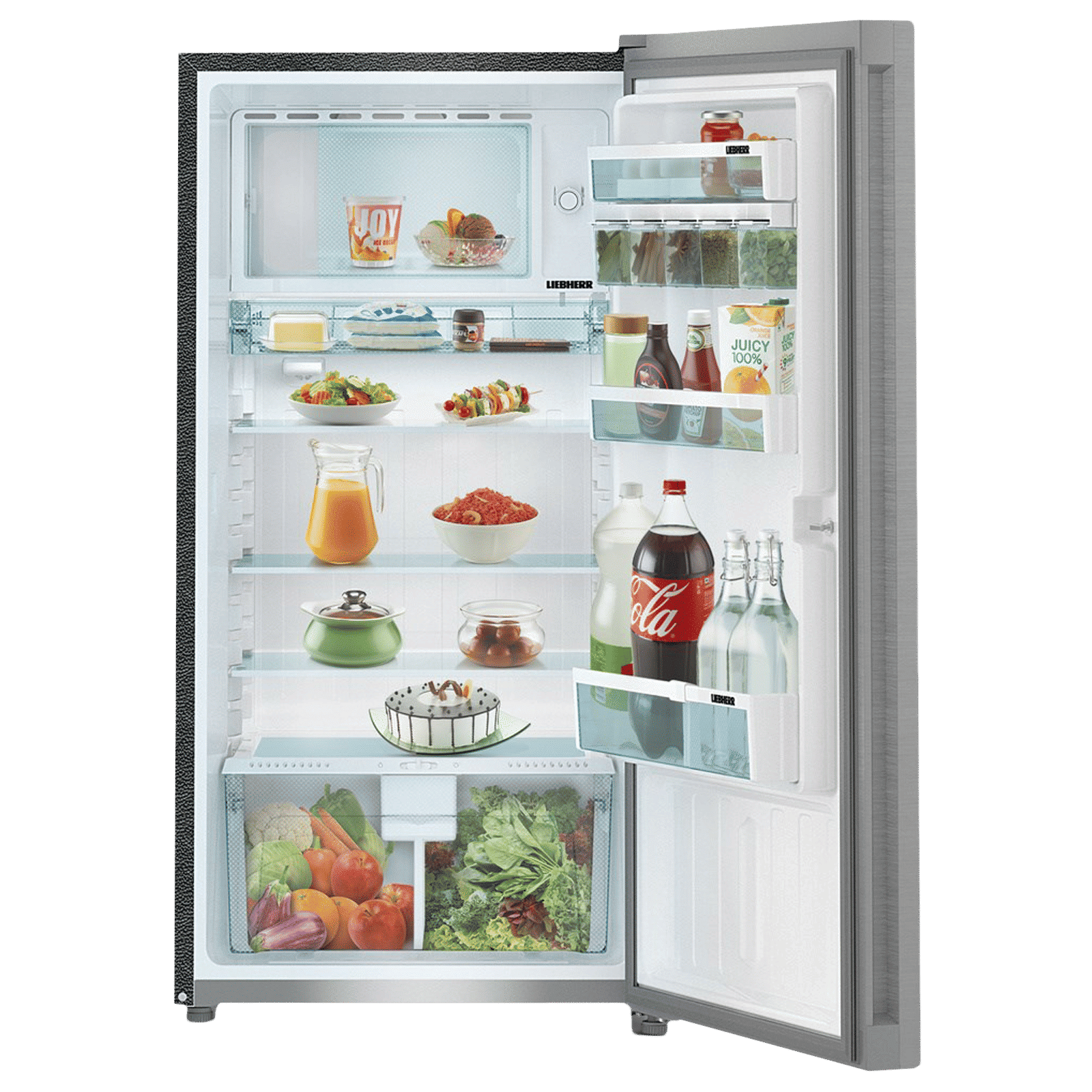 LIEBHERR 220 Litres 4 Star Direct Cool Single Door Refrigerator with Stabilizer Free Operation (DSL 2240, Edelstahllook)_4
