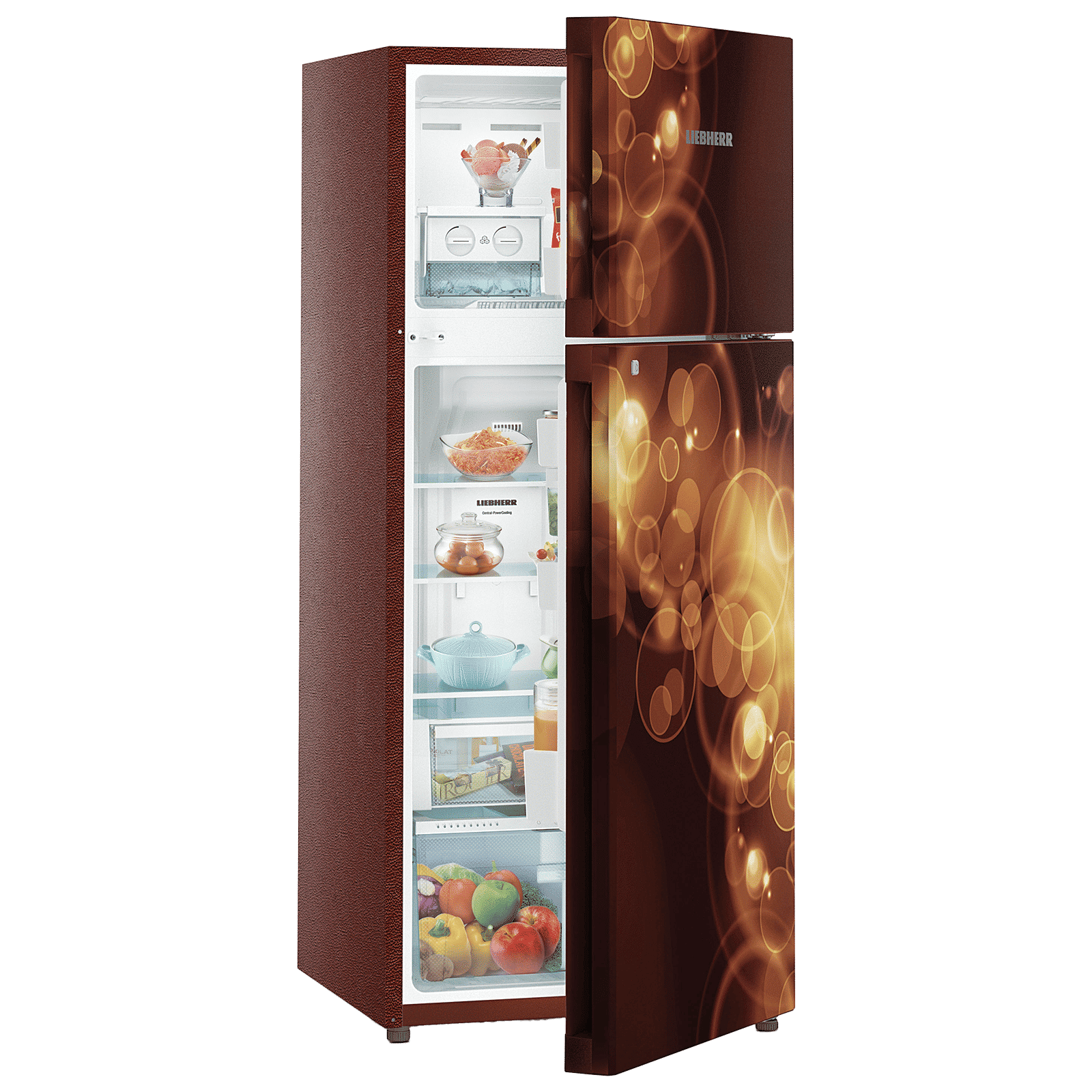 LIEBHERR 290 Litres 2 Star Frost Free Double Door Refrigerator with Forced Air Cooling (TCBB 2940, Brown Bubble) LIEBHERR 290 Litres 2 Star Frost Free Double Door Refrigerator with Forced Air Cooling (TCBB 2940, Brown Bubble)_11