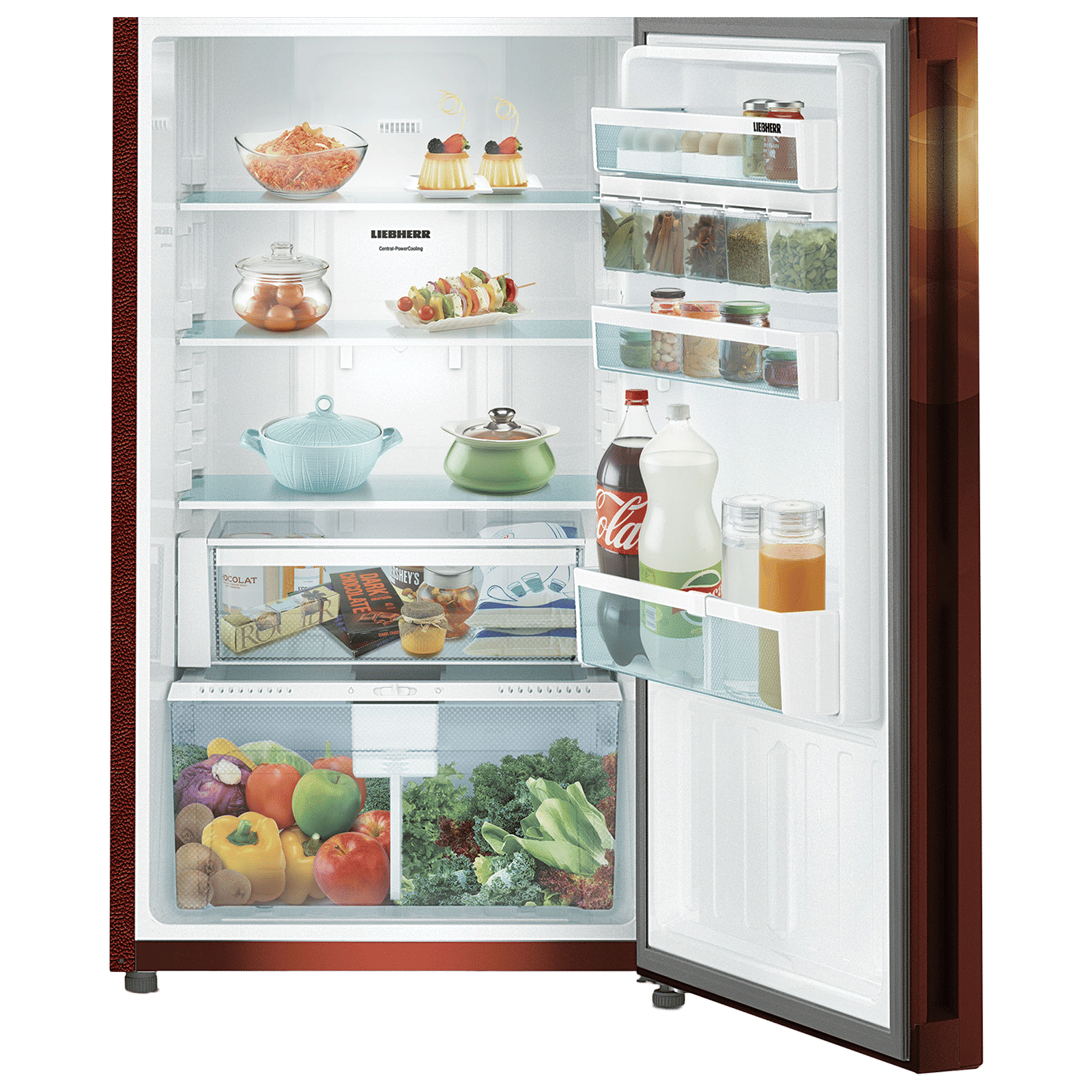 LIEBHERR 290 Litres 2 Star Frost Free Double Door Refrigerator with Forced Air Cooling (TCBB 2940, Brown Bubble) LIEBHERR 290 Litres 2 Star Frost Free Double Door Refrigerator with Forced Air Cooling (TCBB 2940, Brown Bubble)_7