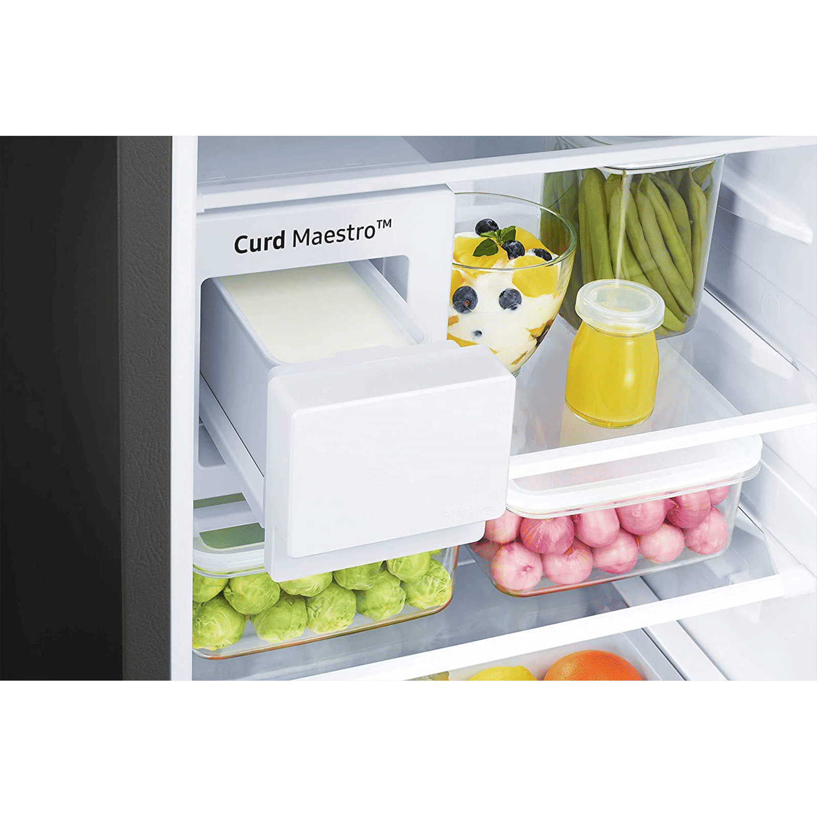 SAMSUNG 336 Litres 2 Star Frost Free Double Door Convertible Refrigerator with Curd Maestro (RT37A4632S9/HL, Refined Inox)_9
