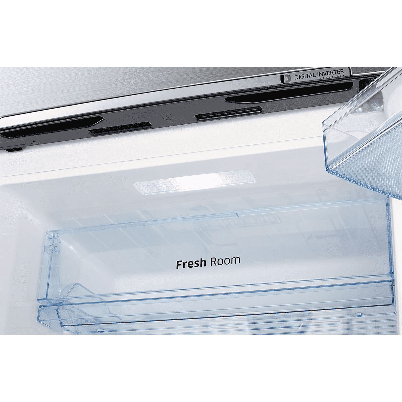 SAMSUNG 336 Litres 2 Star Frost Free Double Door Convertible Refrigerator with Curd Maestro (RT37A4632S9/HL, Refined Inox)_12