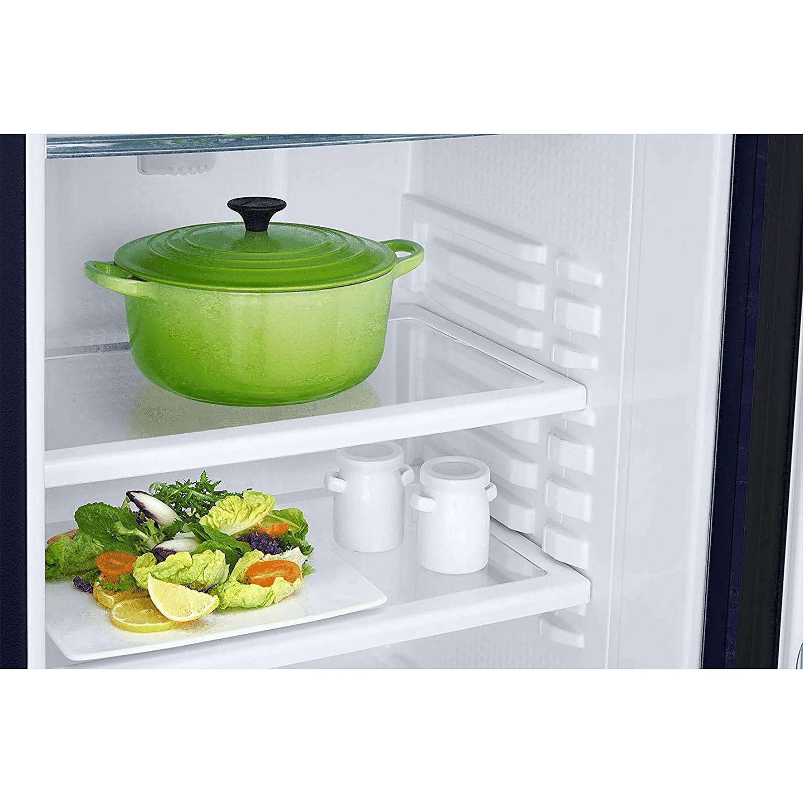 SAMSUNG Stylish Crown 192 Litres 2 Star Direct Cool Single Door Refrigerator with Base Stand Drawer (RR19A2Z2B6U/NL, Mystic Overlay Blue)_11