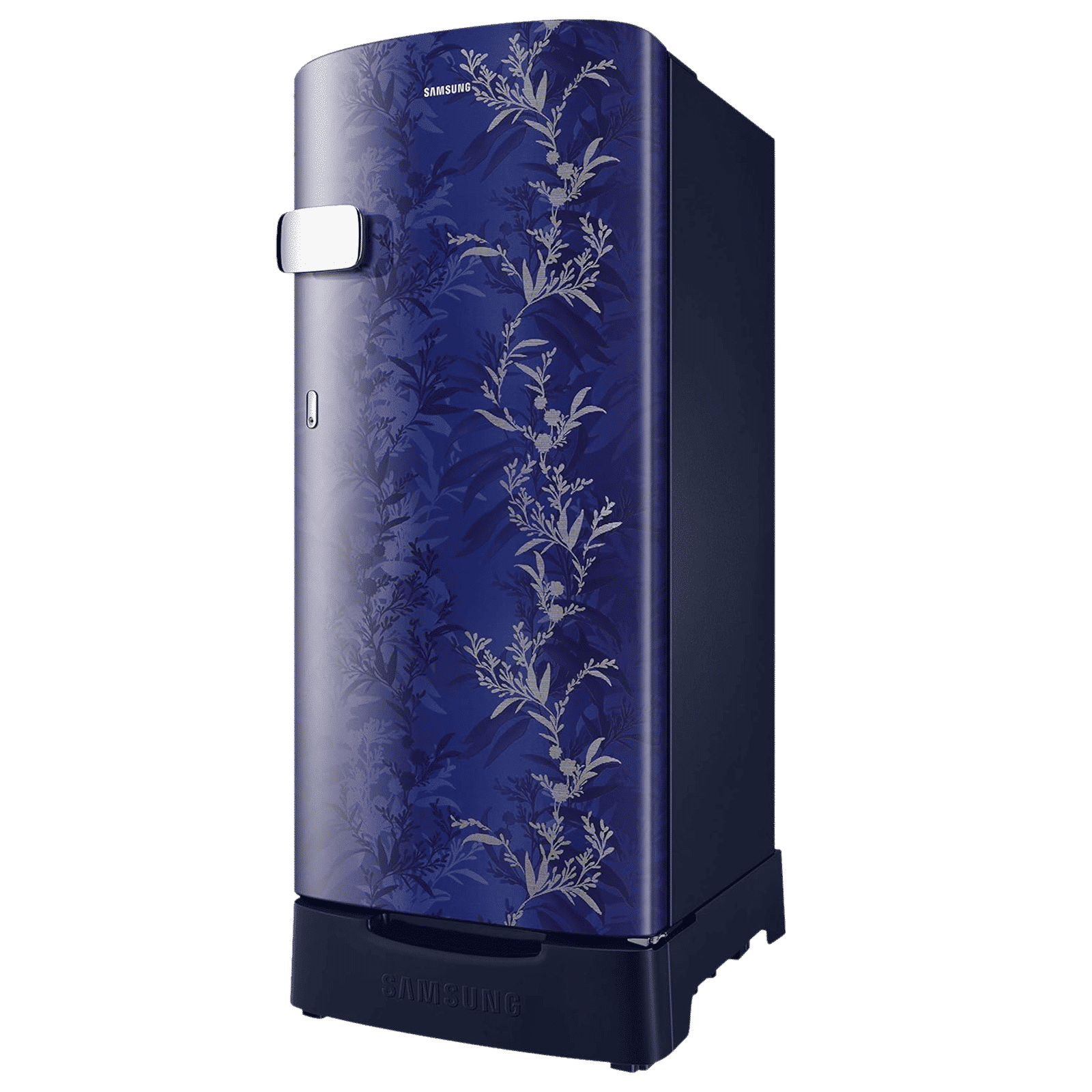 SAMSUNG Stylish Crown 192 Litres 2 Star Direct Cool Single Door Refrigerator with Base Stand Drawer (RR19A2Z2B6U/NL, Mystic Overlay Blue)_13