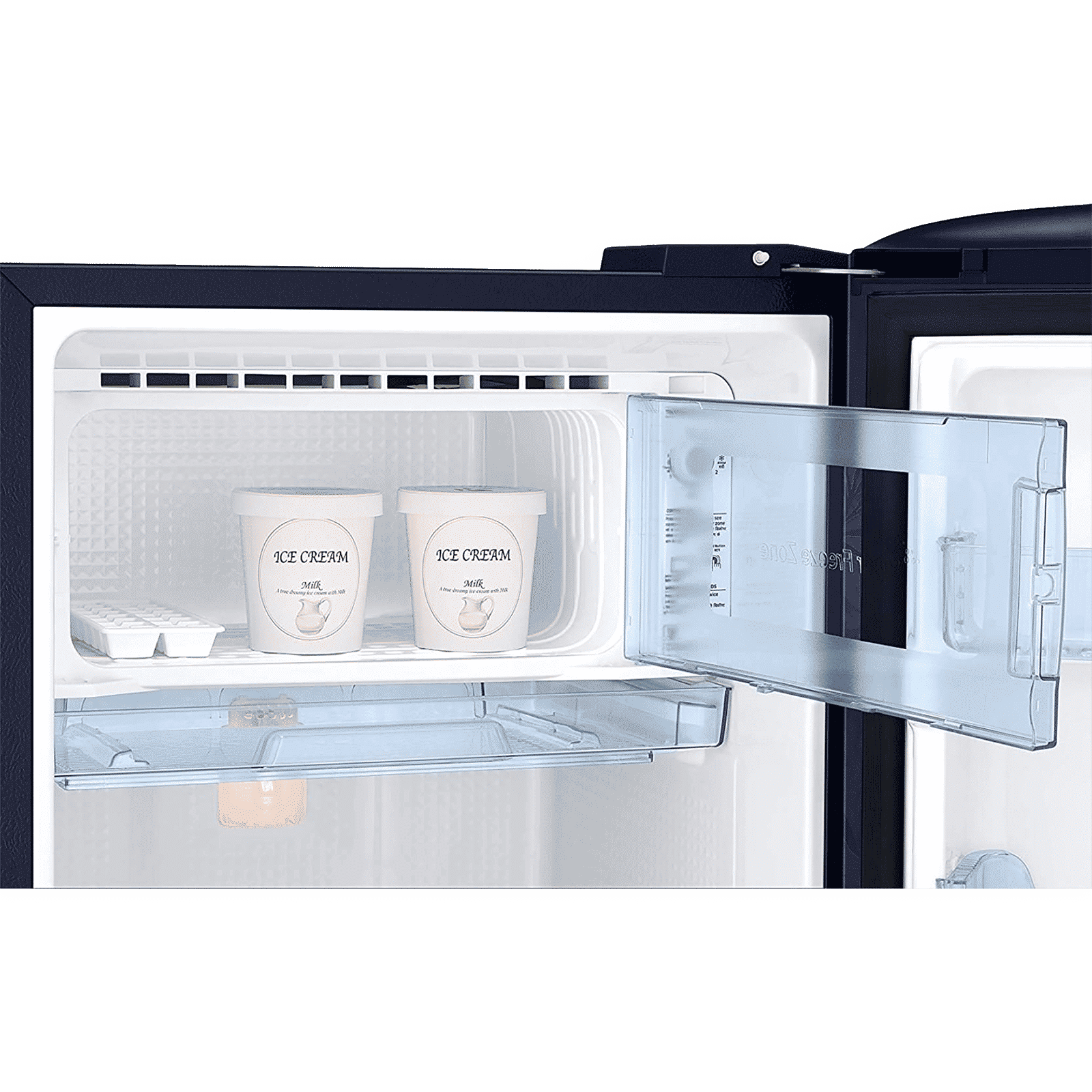 SAMSUNG Stylish Crown 192 Litres 2 Star Direct Cool Single Door Refrigerator with Base Stand Drawer (RR19A2Z2B6U/NL, Mystic Overlay Blue)_4