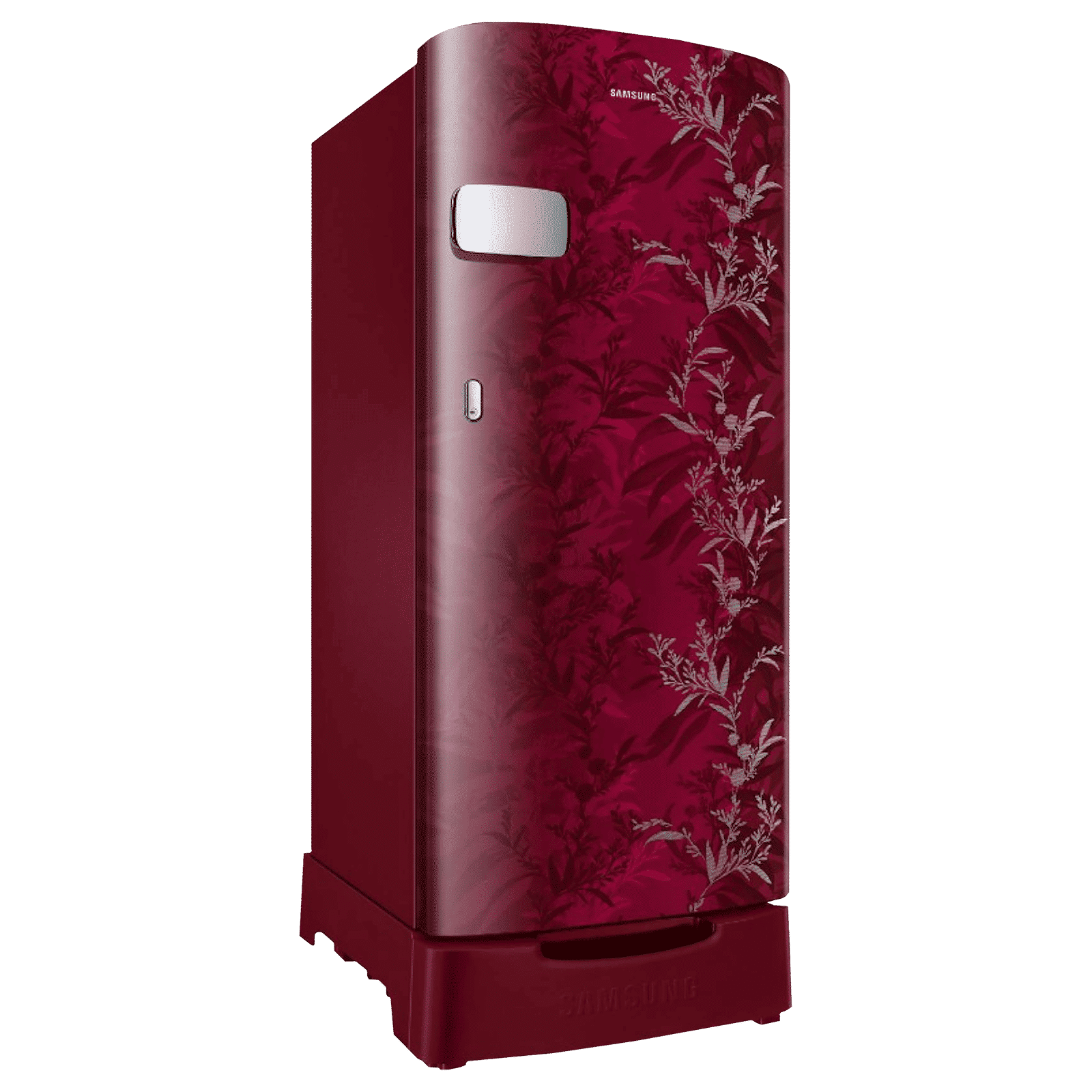 SAMSUNG Stylish Crown 192 Litres 2 Star Direct Cool Single Door Refrigerator with Base Stand Drawer (RR19A2Z2B6R/NL, Mystic Overlay Red)_17