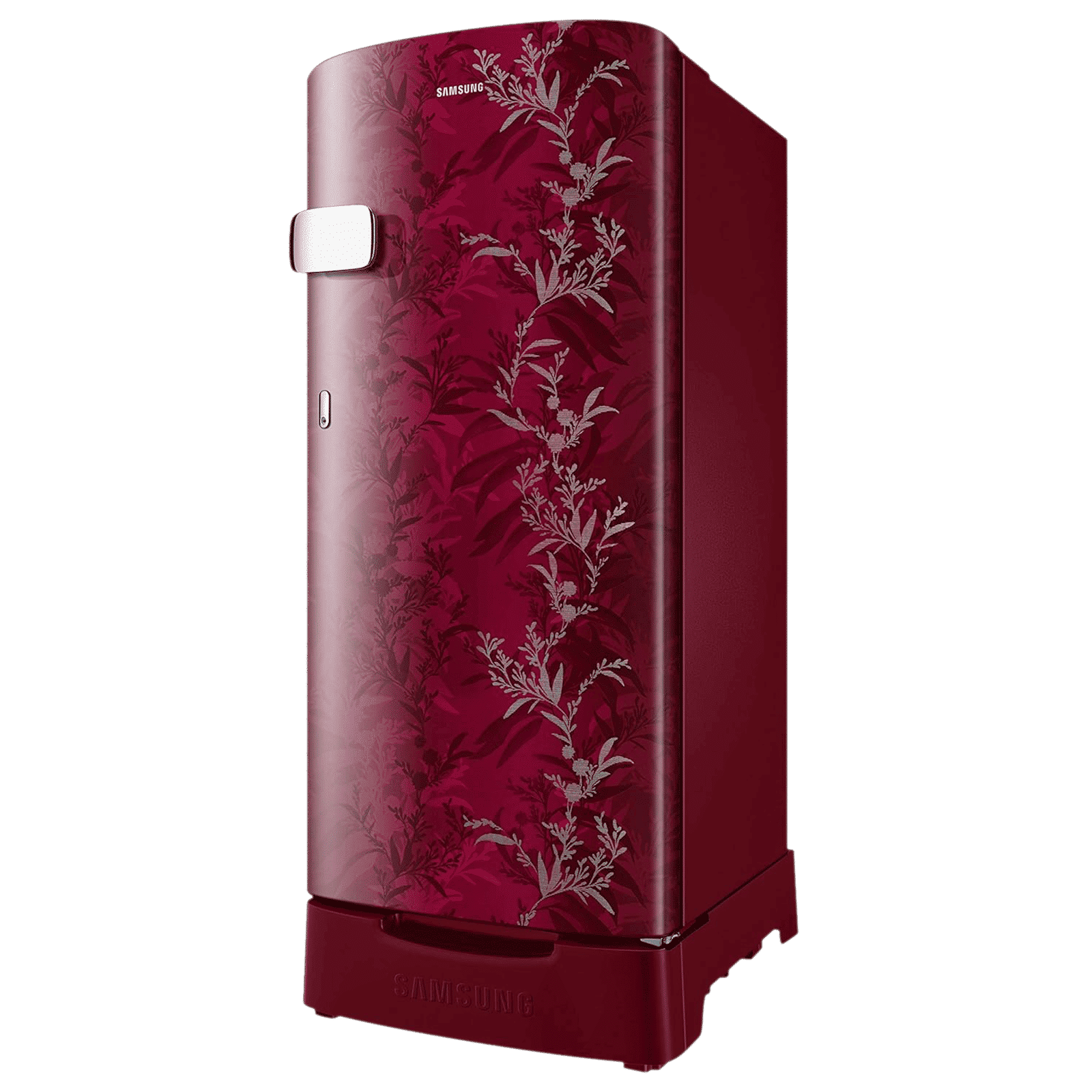 SAMSUNG Stylish Crown 192 Litres 2 Star Direct Cool Single Door Refrigerator with Base Stand Drawer (RR19A2Z2B6R/NL, Mystic Overlay Red)_4