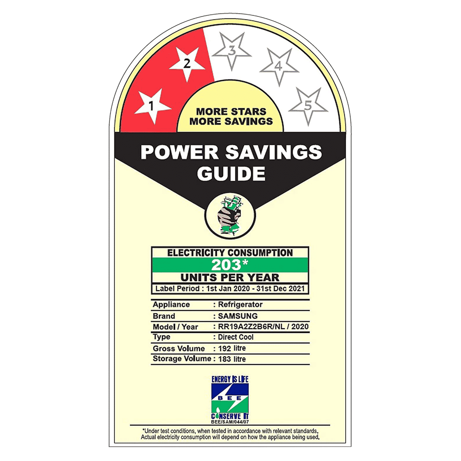 SAMSUNG Stylish Crown 192 Litres 2 Star Direct Cool Single Door Refrigerator with Base Stand Drawer (RR19A2Z2B6R/NL, Mystic Overlay Red)_8