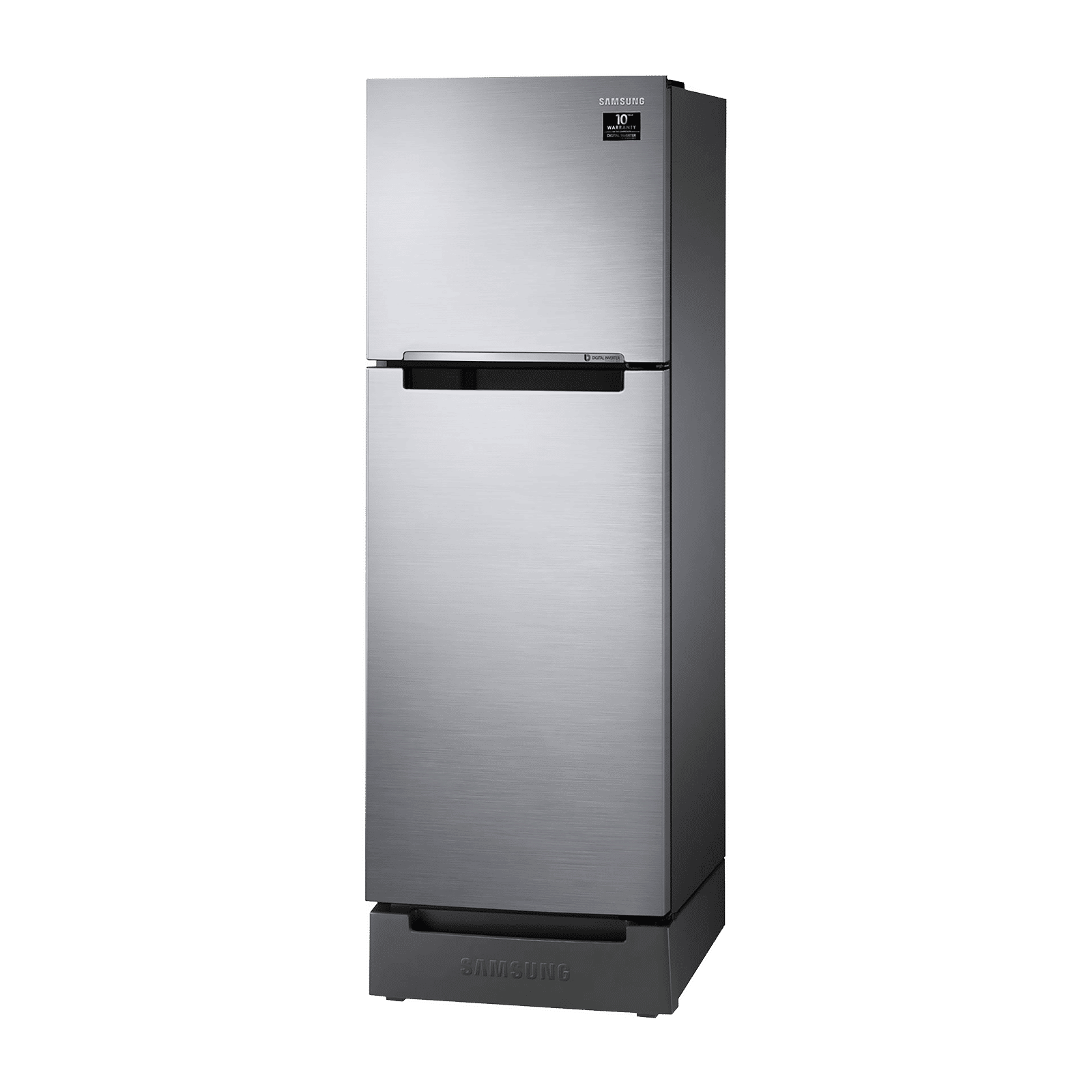 SAMSUNG 253 Litres 2 Star Frost Free Double Door Refrigerator with Base Stand Drawer (RT28T3122S8/HL, Elegant Inox)_4