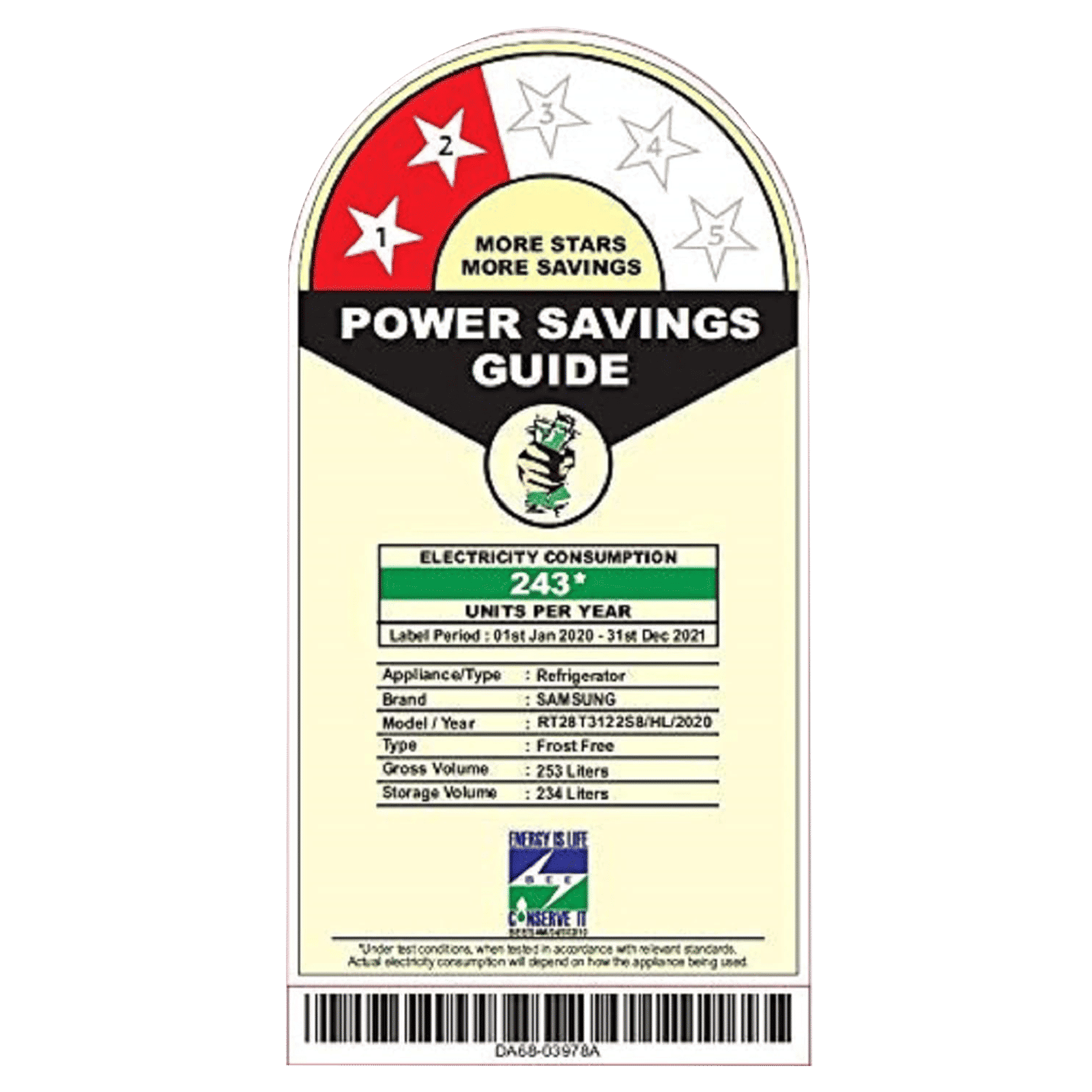 SAMSUNG 253 Litres 2 Star Frost Free Double Door Refrigerator with Base Stand Drawer (RT28T3122S8/HL, Elegant Inox)_8