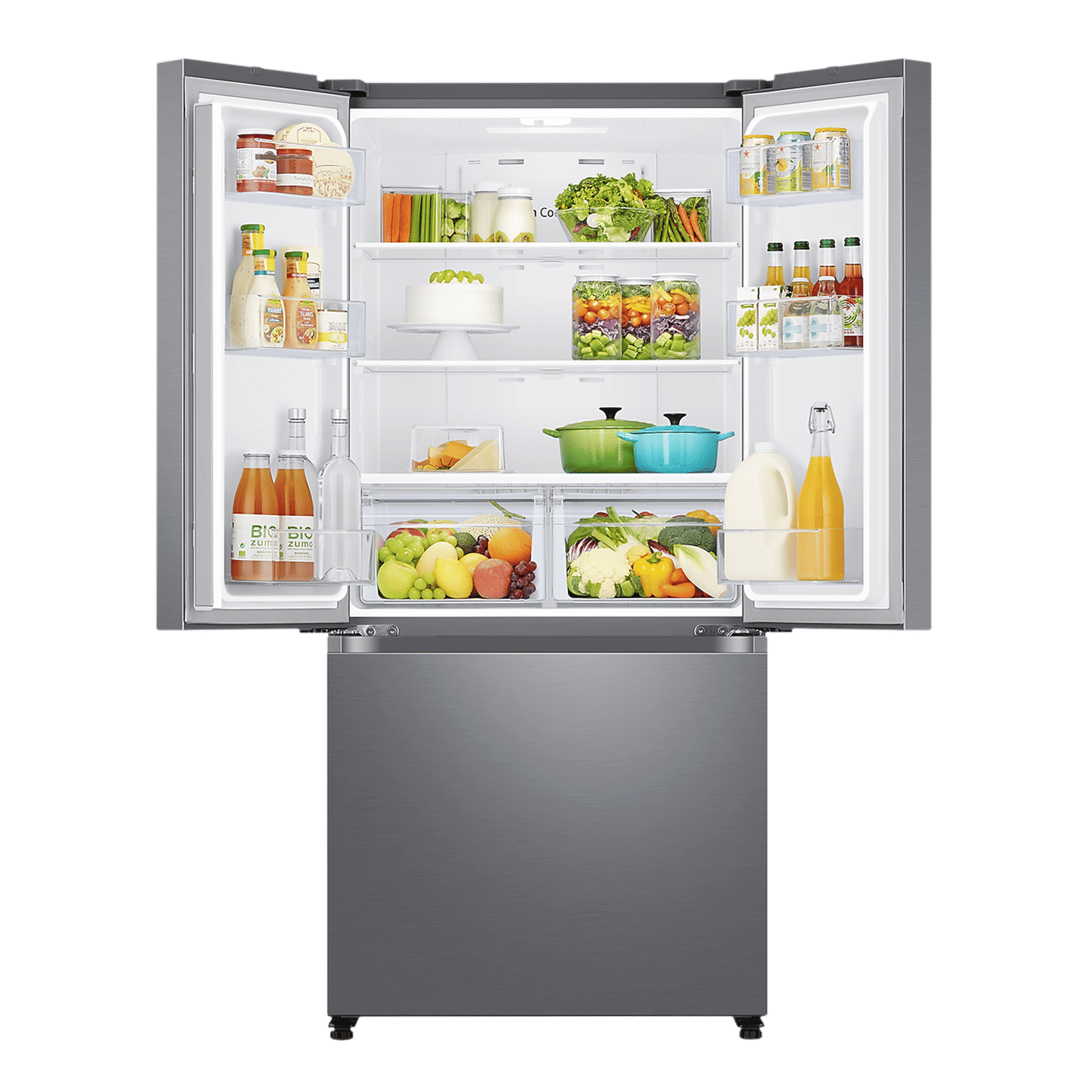 SAMSUNG 580 Litres 4 Star Frost Free French Door Convertible Refrigerator with Twin Cooling Plus Technology (RF57A5032S9/TL, Refined Inox)_5