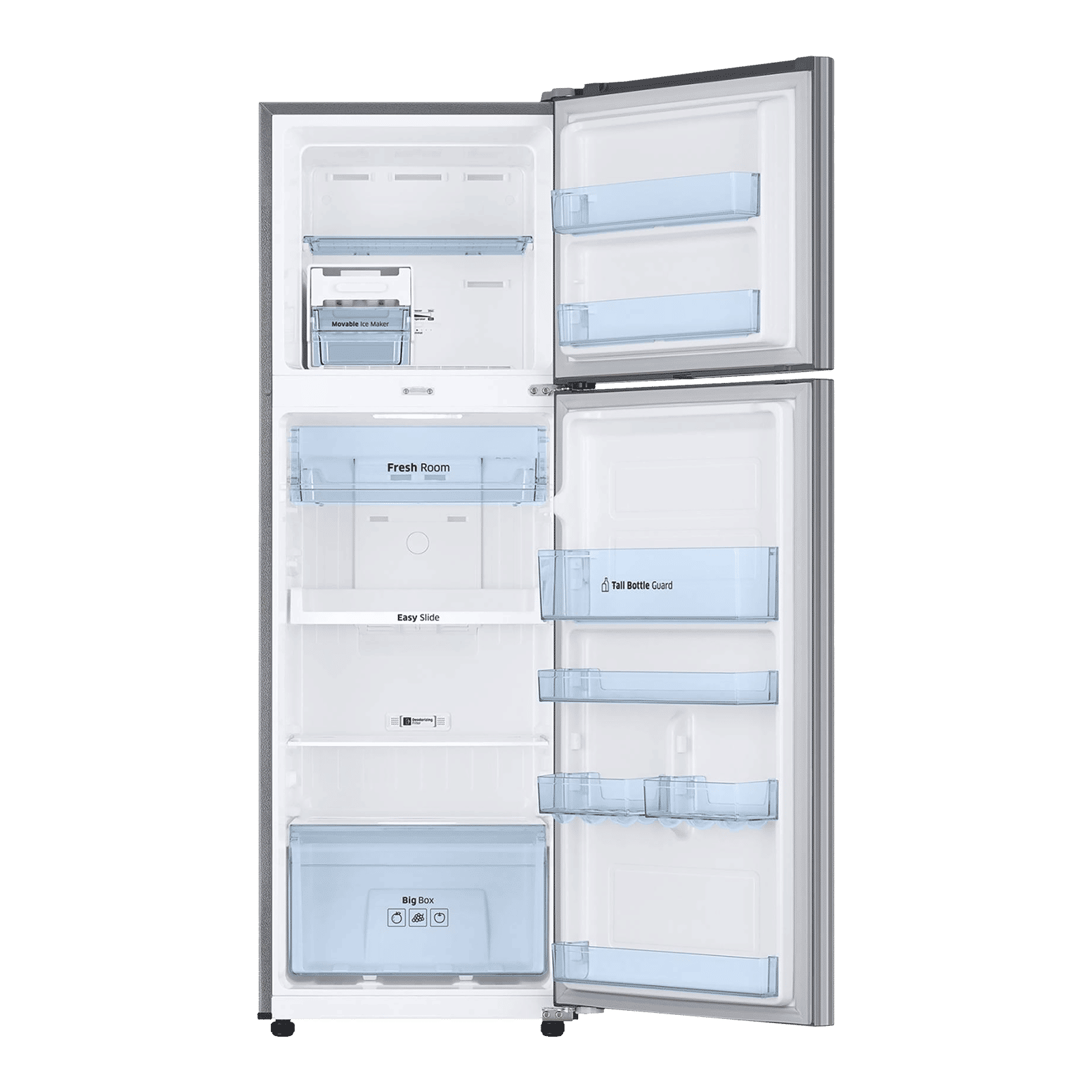 SAMSUNG 275 Litres 3 Star Frost Free Double Door Refrigerator with Multi Air Flow System (RT30T3443S9/HL, Refined Inox)_6