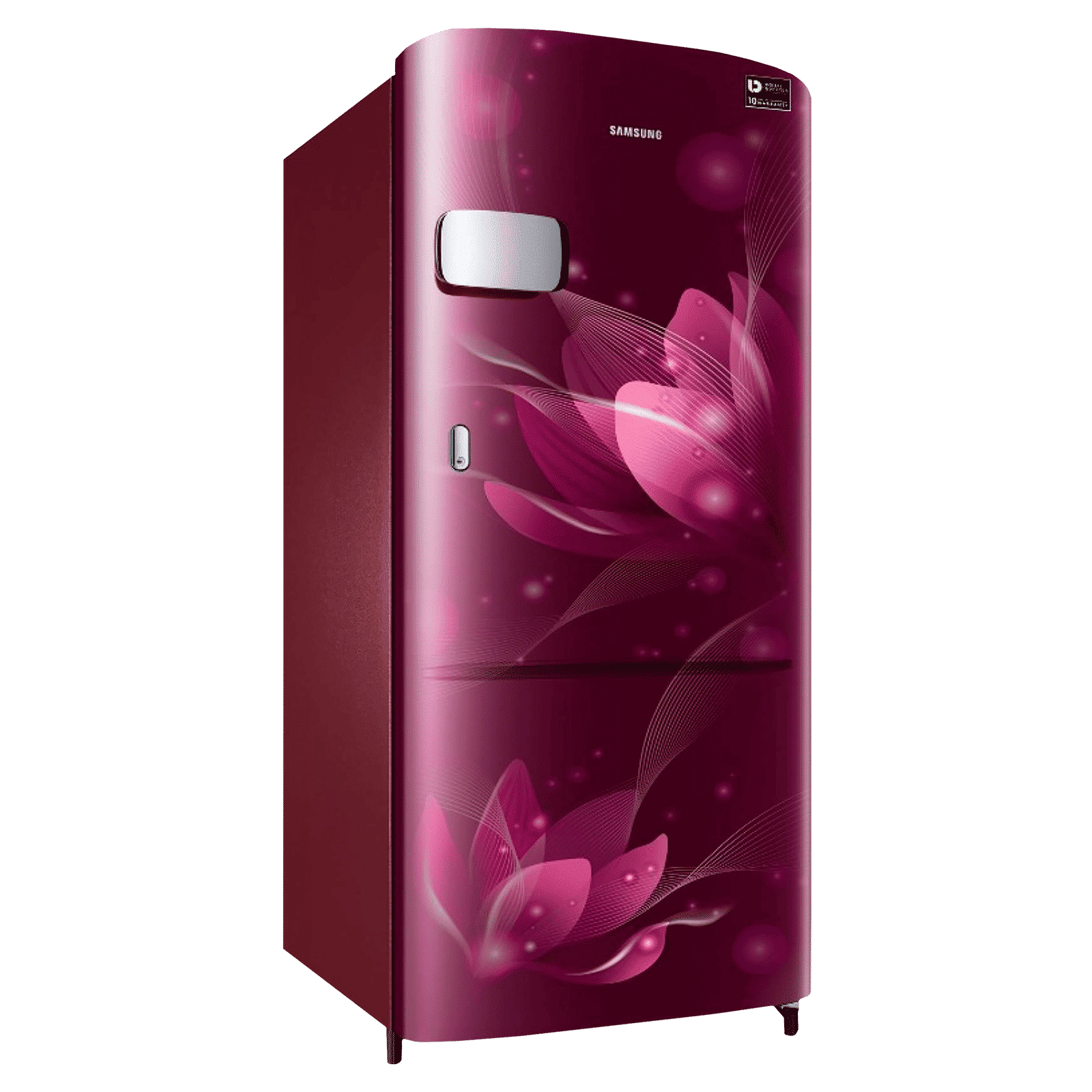 SAMSUNG Stylish Grande 192 Litres 3 Star Direct Cool Single Door Refrigerator with Anti-Bacterial Gasket (RR20A1Y2YR8/HL, Blooming Saffron Red)_13