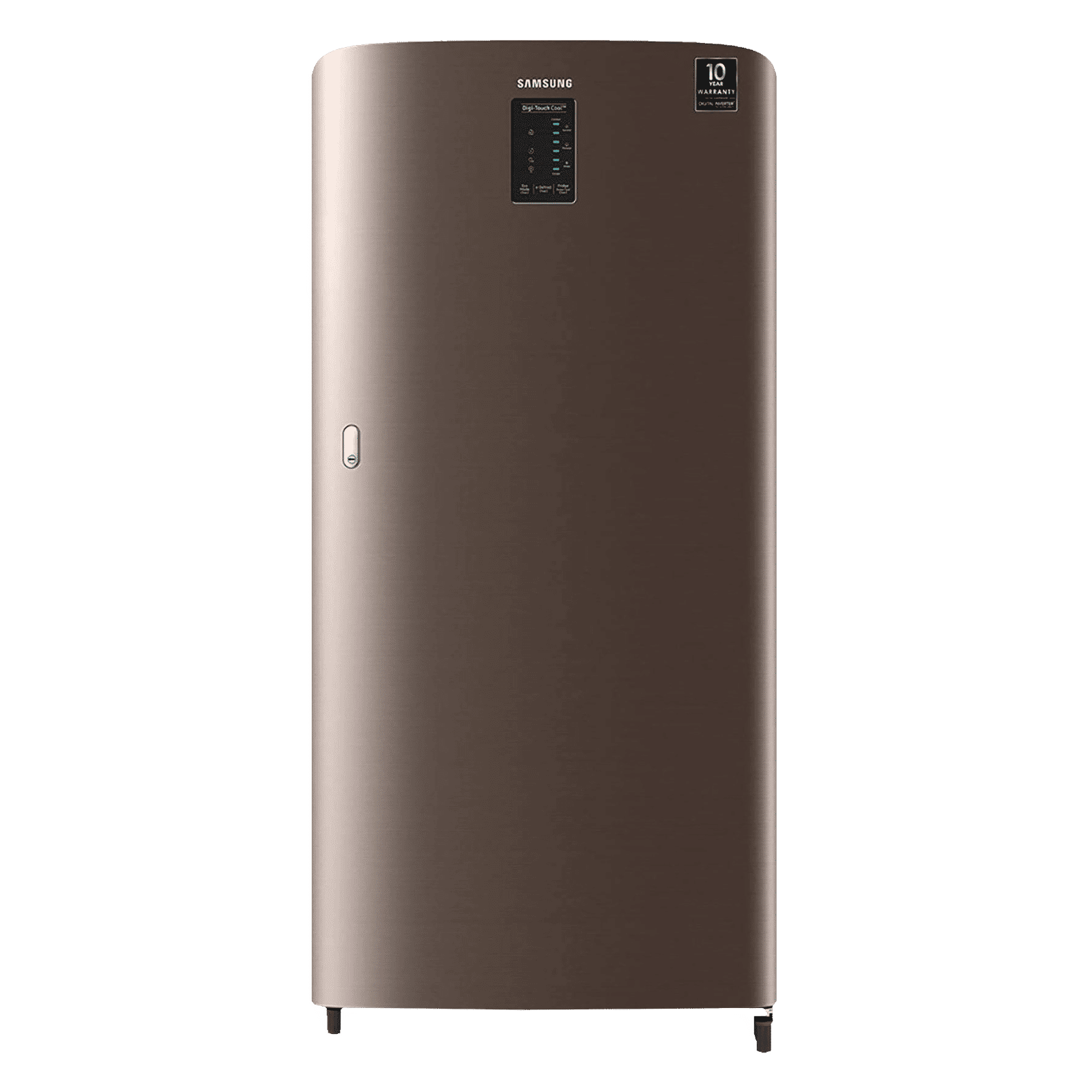 SAMSUNG Digi-Touch Cool 198 Litres 4 Star Direct Cool Single Door Refrigerator with Auto Express Cooling (RR21A2C2XDX/HL, Luxe Brown)_1