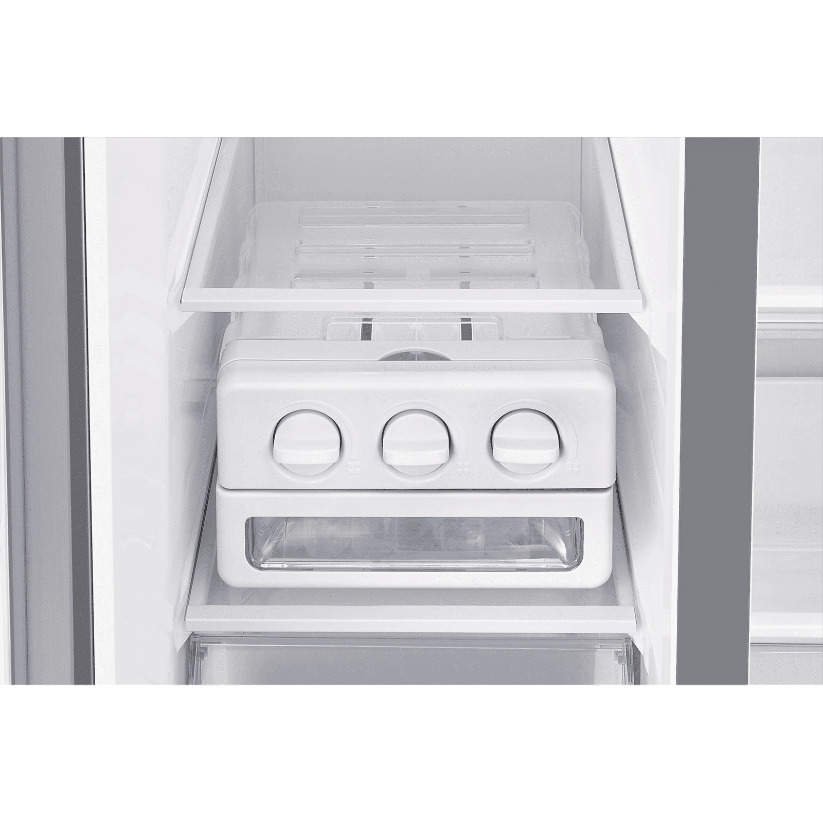 SAMSUNG 681 Litres Frost Free Side by Side Smart Wifi Enabled Refrigerator with Family Hub (RS72A5F11SL/TL, Ez Clean Steel)_10