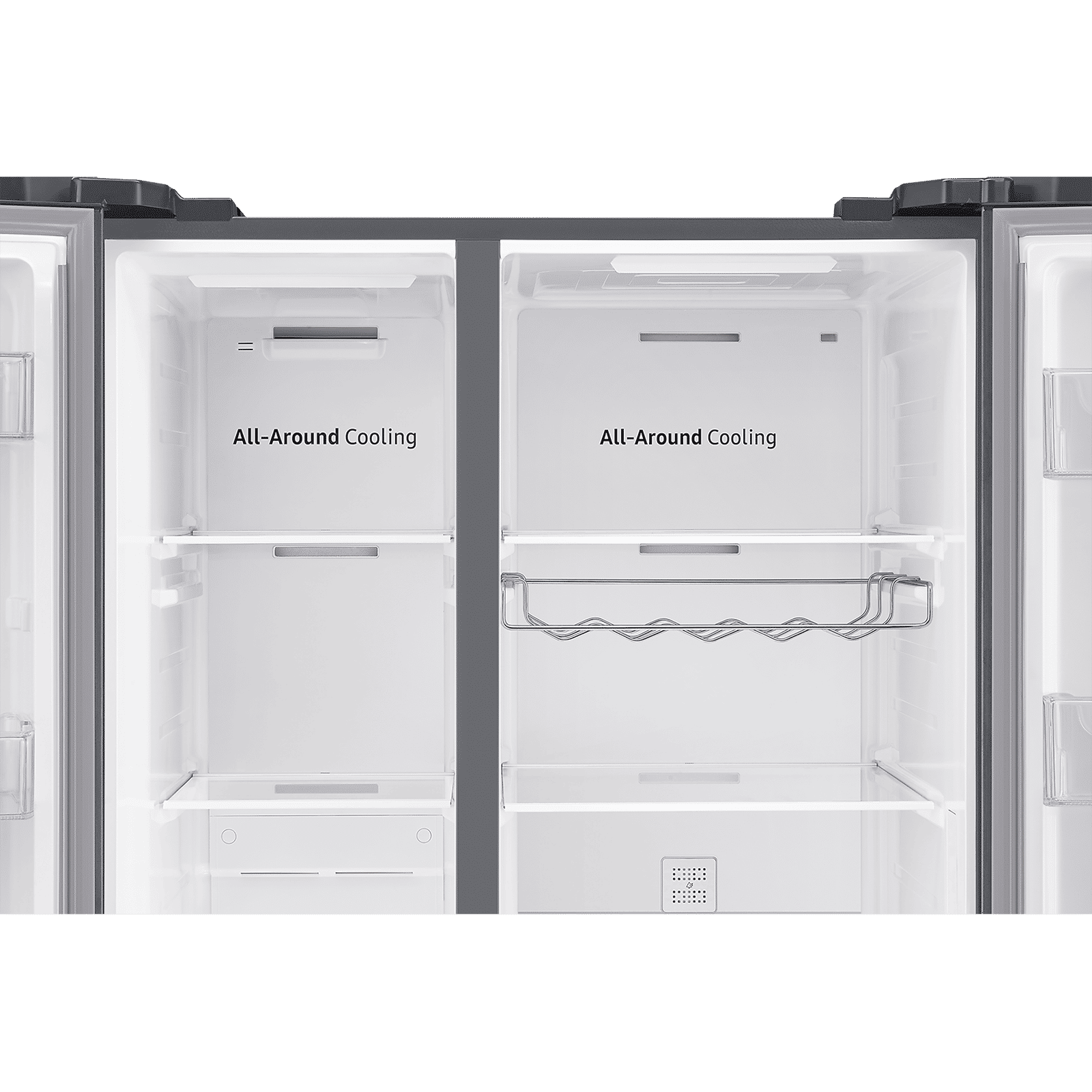 SAMSUNG 681 Litres Frost Free Side by Side Smart Wifi Enabled Refrigerator with Family Hub (RS72A5F11SL/TL, Ez Clean Steel)_7