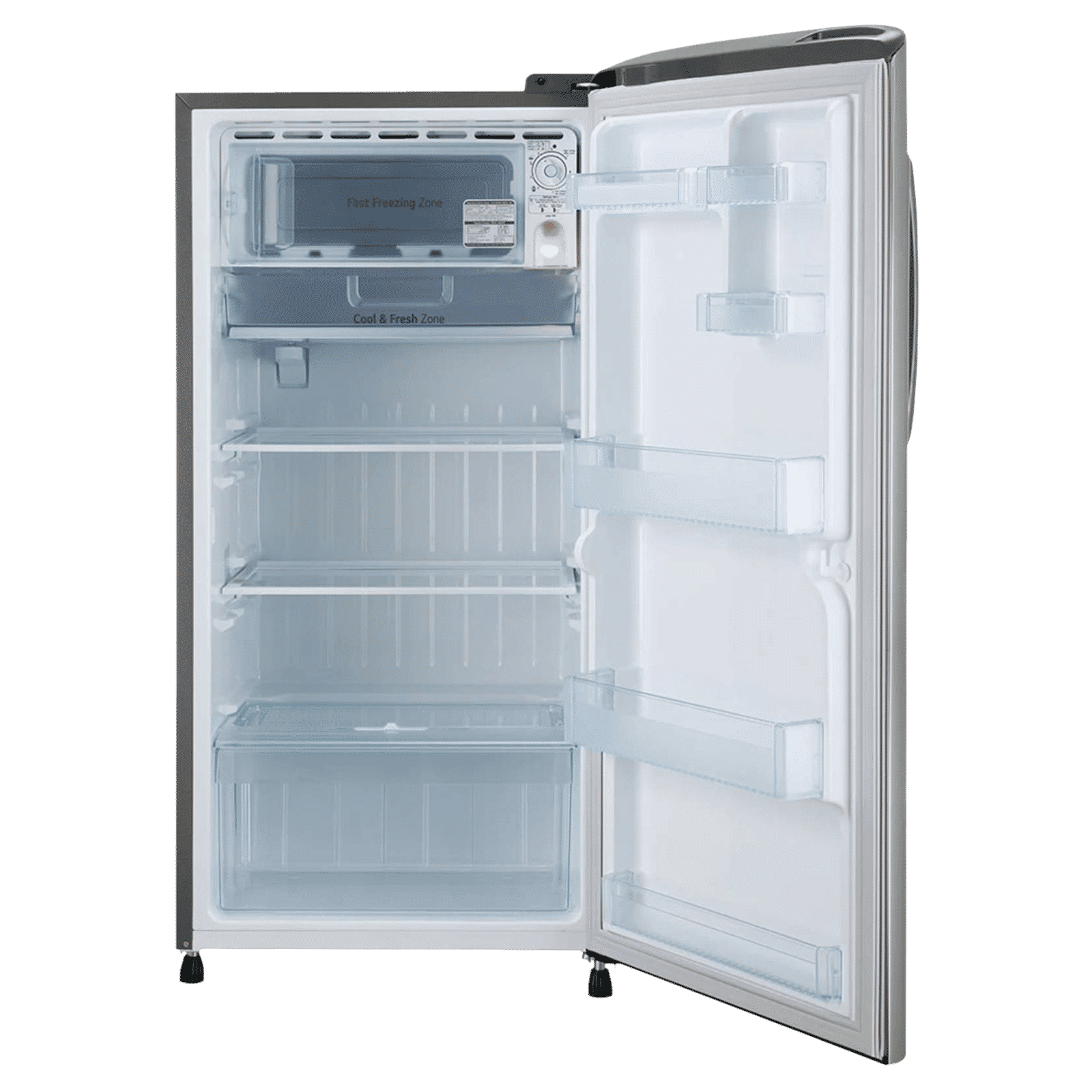 LG 215 Litres 3 Star Direct Cool Single Door Refrigerator with Stabilizer Free Operation (GL-B221APZD, Shiny Steel)_6