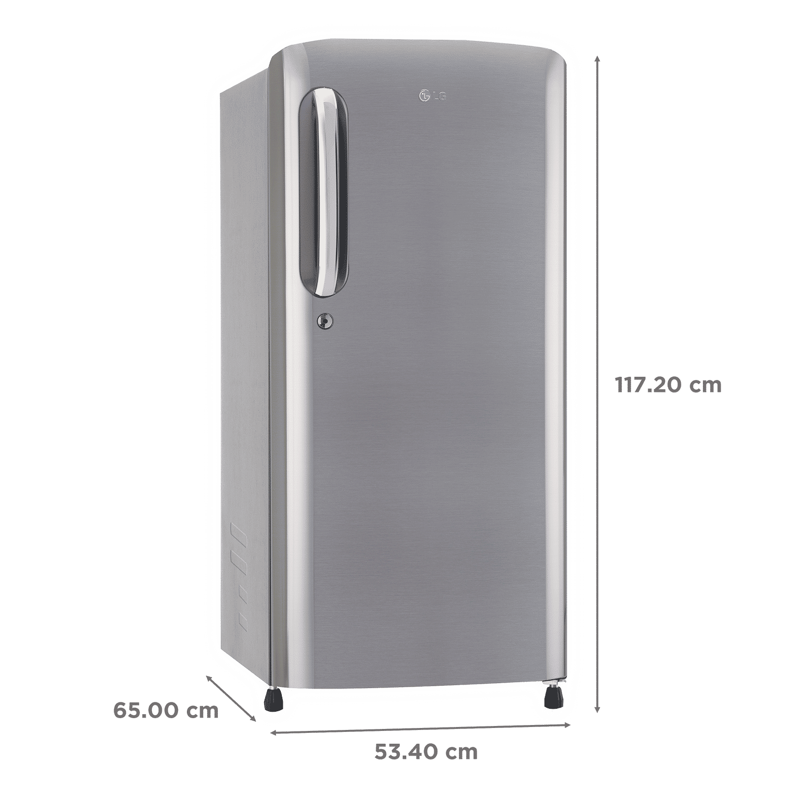 LG 185 Litres 3 Star Direct Cool Single Door Refrigerator with Stabilizer Free Operation (GL-B201APZD, Shiny Steel) LG 185 Litres 3 Star Direct Cool Single Door Refrigerator with Stabilizer Free Operation (GL-B201APZD, Shiny Steel)_3