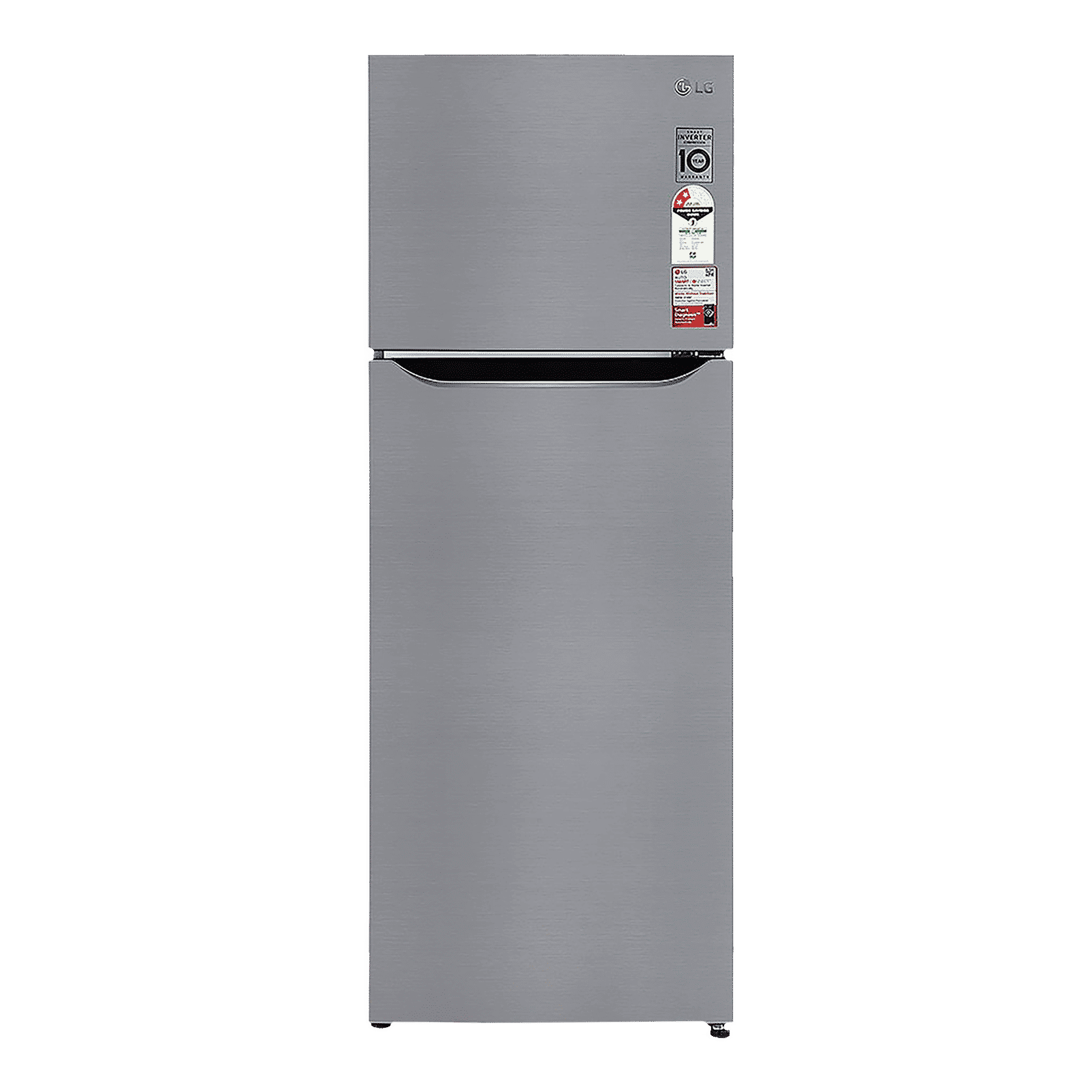 LG 264 Litres 2 Star Frost Free Double Door Convertible Refrigerator with Multi Air Flow System (GL-S302SPZY, Shiny Steel) LG 264 Litres 2 Star Frost Free Double Door Convertible Refrigerator with Multi Air Flow System (GL-S302SPZY, Shiny Steel)_1