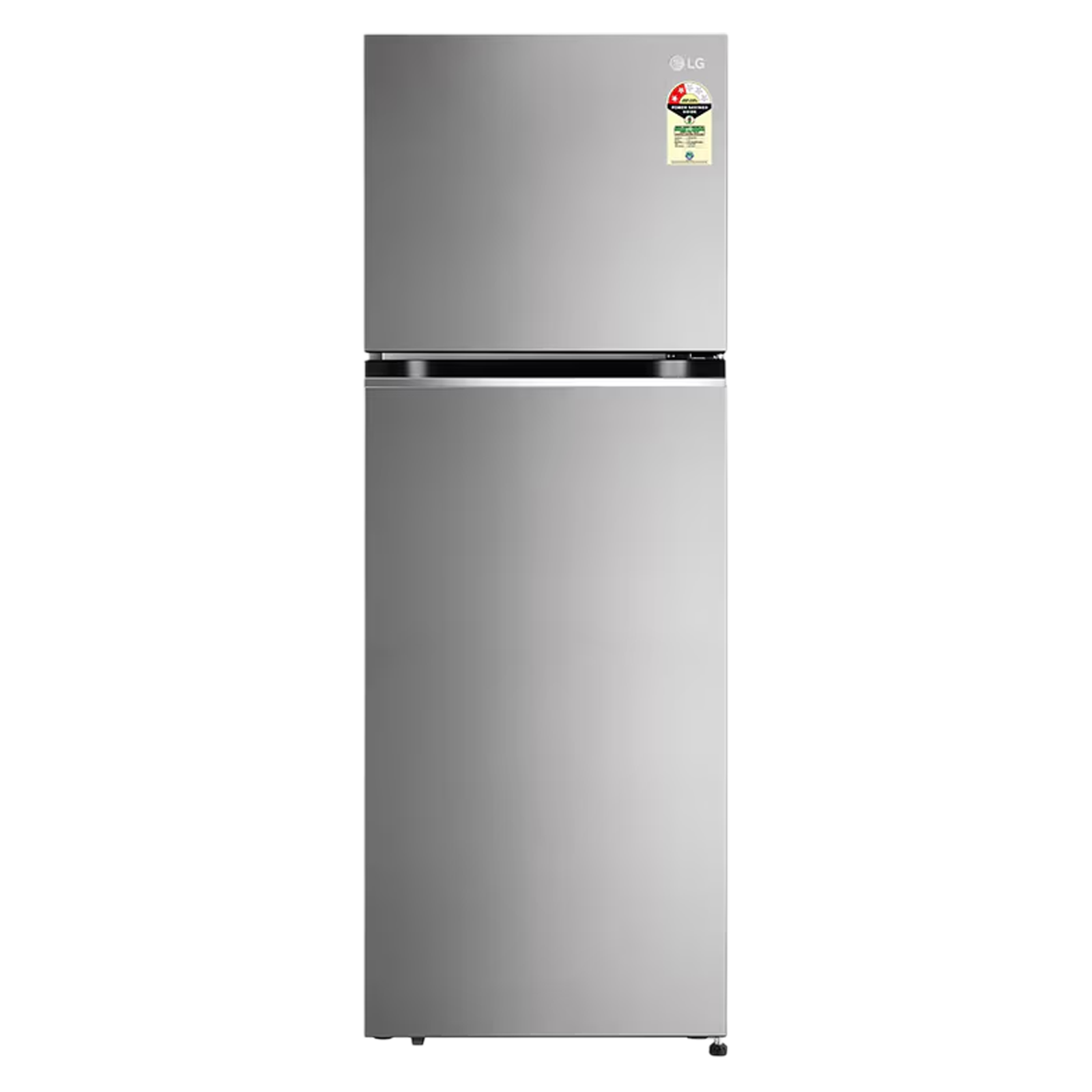 LG 322 Litres 2 Star Frost Free Double Door Convertible Refrigerator with Multi Air Flow System (GL-S342SPZY, Shiny Steel)_1