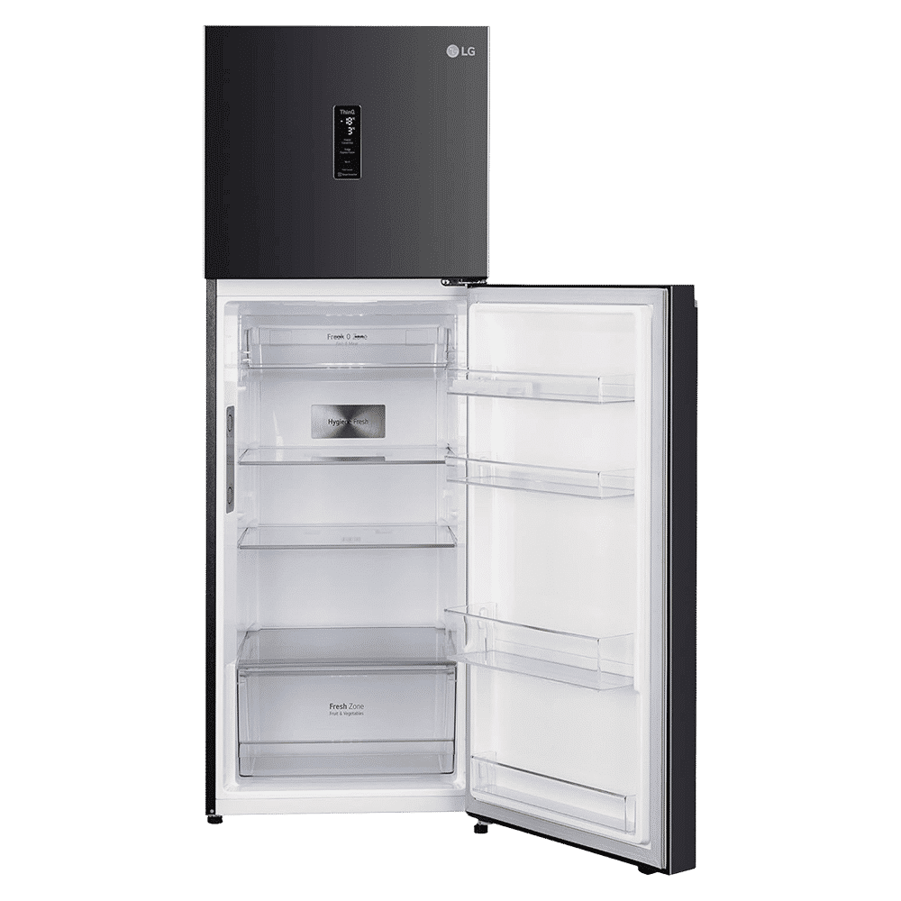 LG 322 Litres 3 Star Frost Free Double Door Smart Wi-Fi Enabled Refrigerator with Multi Air Flow System (GL-T342VESX, Ebony Sheen)_16