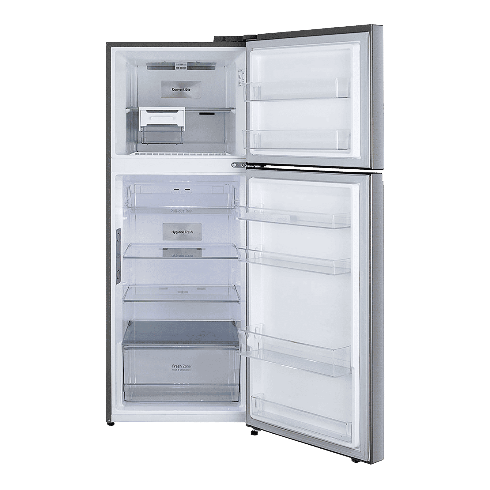 LG 340 Litres 3 Star Frost Free Double Door Smart Wi-Fi Enabled Refrigerator with Door Cooling Plus Technology (GL-T342VPZX, Shiny Steel)_5