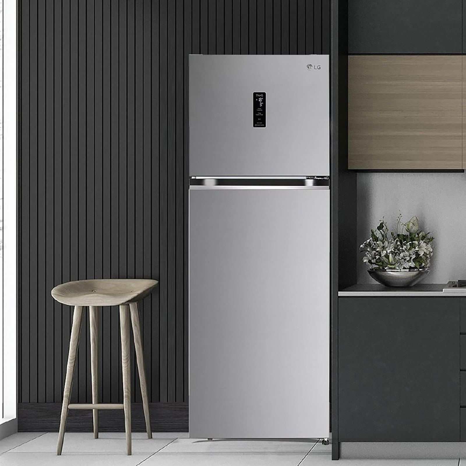 LG 360 Litres 3 Star Frost Free Double Door Smart Wi-Fi Enabled Refrigerator with Smart Diagnosis (GL-T382VPZX, Shiny Steel)_16