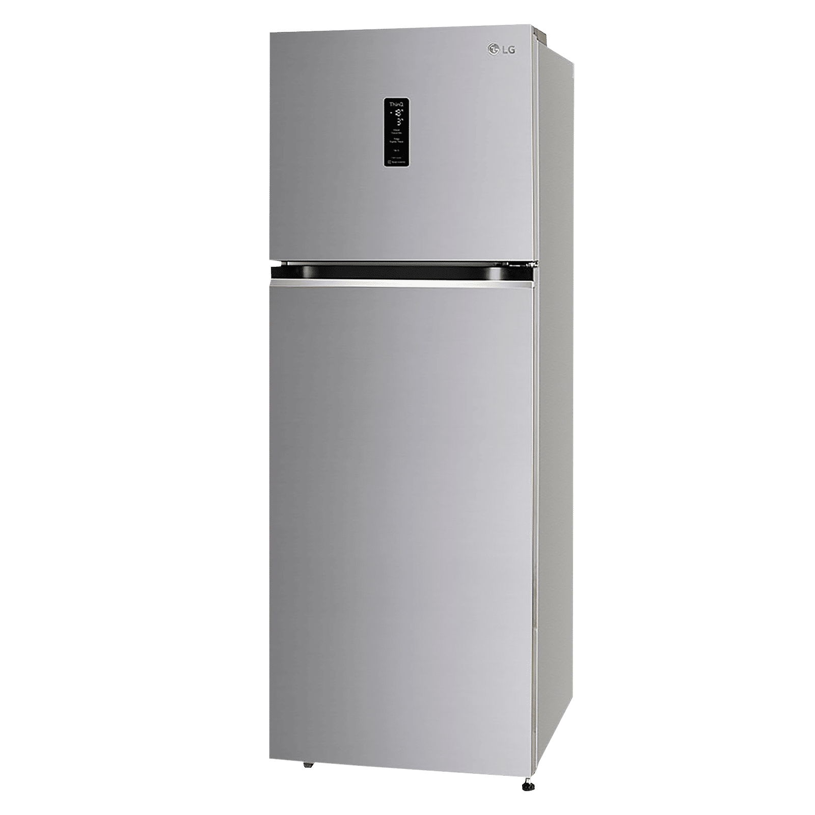 LG 360 Litres 3 Star Frost Free Double Door Smart Wi-Fi Enabled Refrigerator with Smart Diagnosis (GL-T382VPZX, Shiny Steel)_4