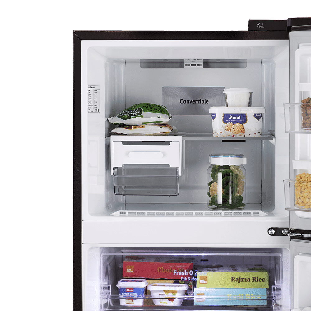 LG 360 Litres 3 Star Frost Free Double Door Convertible Refrigerator with Multi Air Flow System (GL-T382VRSX, Russet Sheen)_7