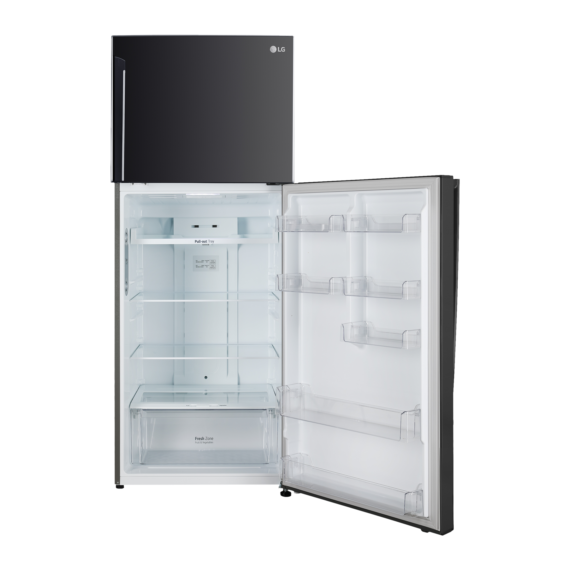 LG 471 Litres 2 Star Frost Free Double Door Convertible Refrigerator with Smart Diagnosis (GL-T502AESY, Ebony Sheen) LG 471 Litres 2 Star Frost Free Double Door Convertible Refrigerator with Smart Diagnosis (GL-T502AESY, Ebony Sheen)_2