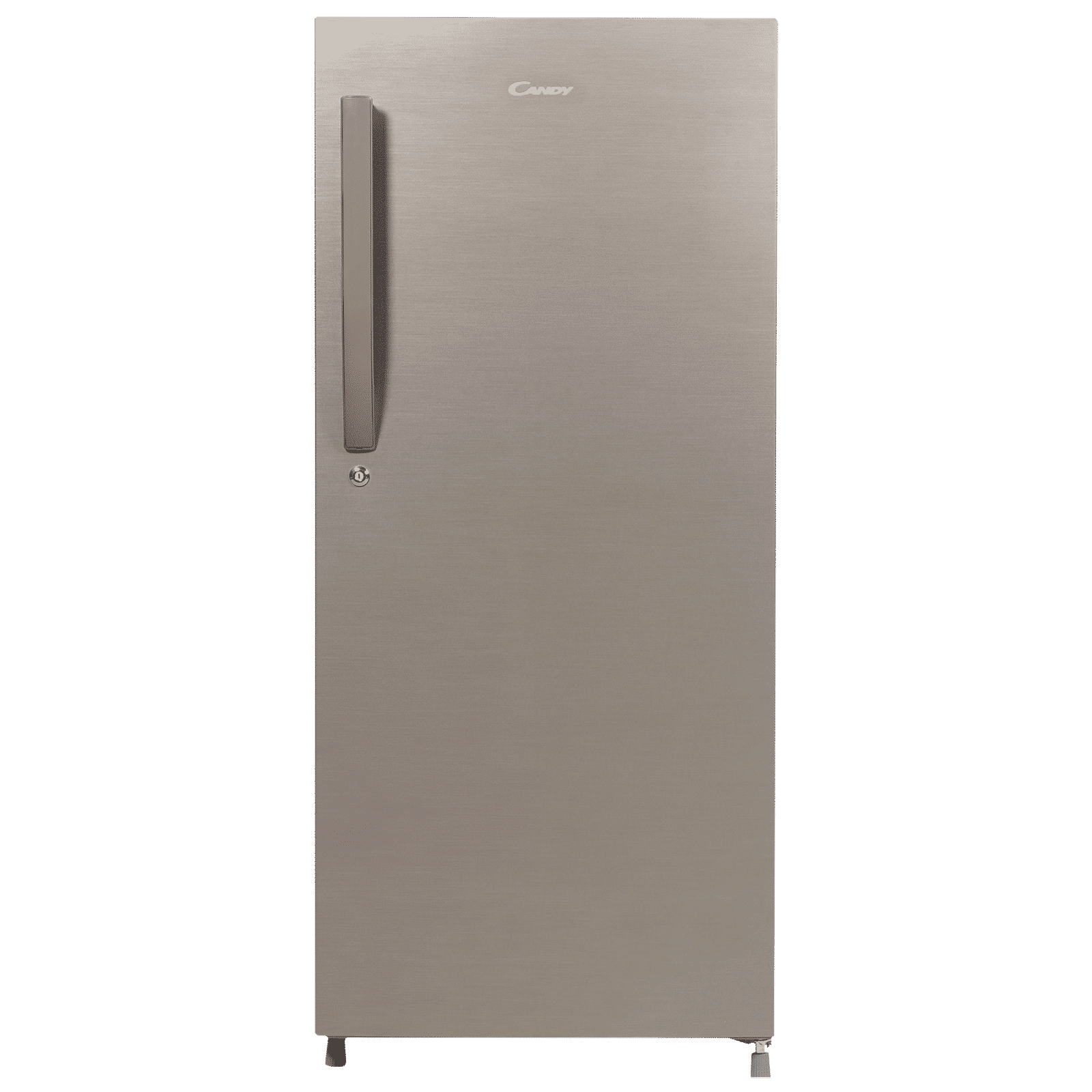 CANDY Silent Forest 195 Litres 3 Star Direct Cool Single Door Refrigerator with Diamond Edge Freezing Technology (CSD1953BS, Brushline Silver)_1