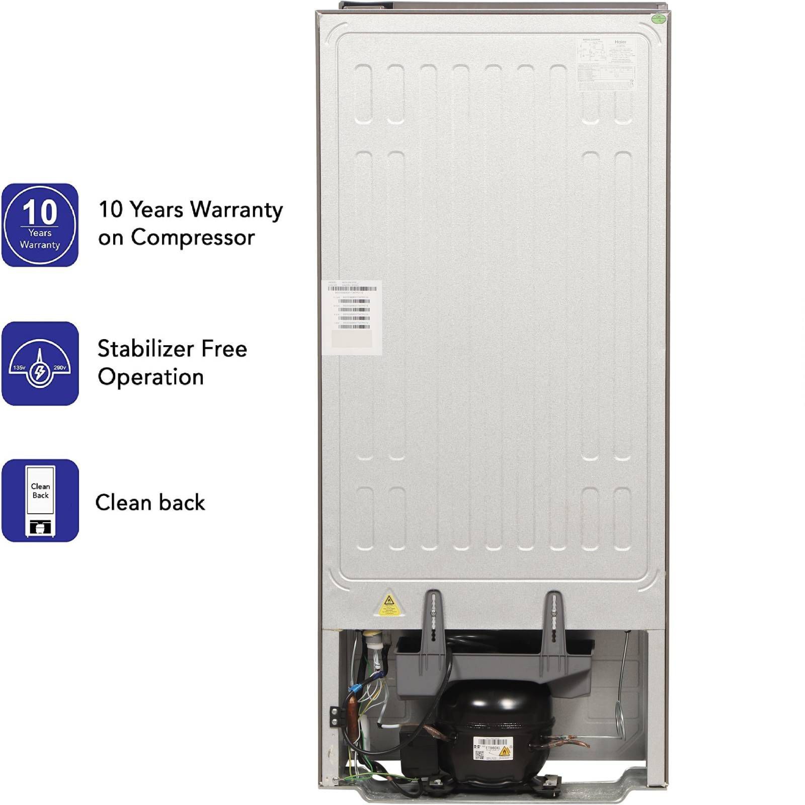 CANDY Silent Forest 195 Litres 3 Star Direct Cool Single Door Refrigerator with Diamond Edge Freezing Technology (CSD1953BS, Brushline Silver)_11