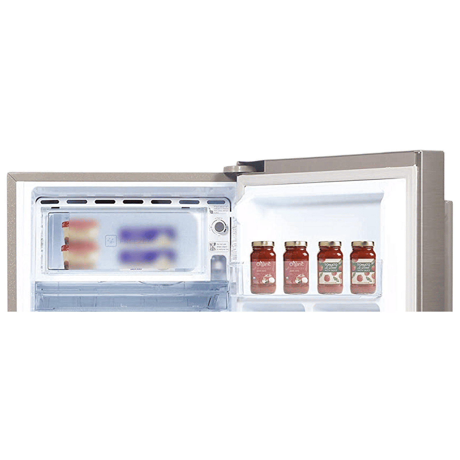 CANDY Silent Forest 195 Litres 3 Star Direct Cool Single Door Refrigerator with Diamond Edge Freezing Technology (CSD1953BS, Brushline Silver)_8